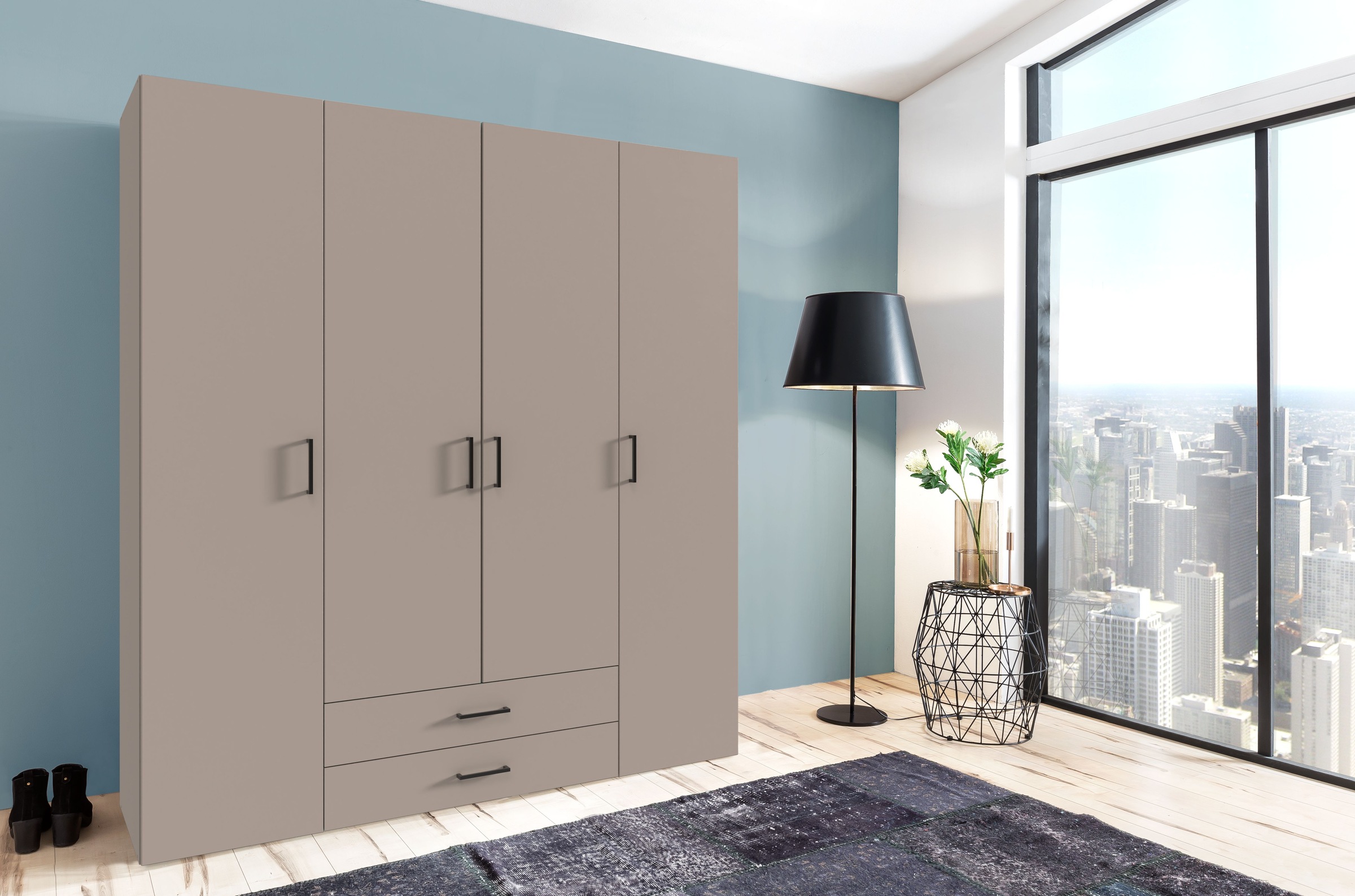 Wimex Drehtürenschrank "Mugano, 135 oder 180cm breit, 208 oder 236cm hoch, günstig online kaufen