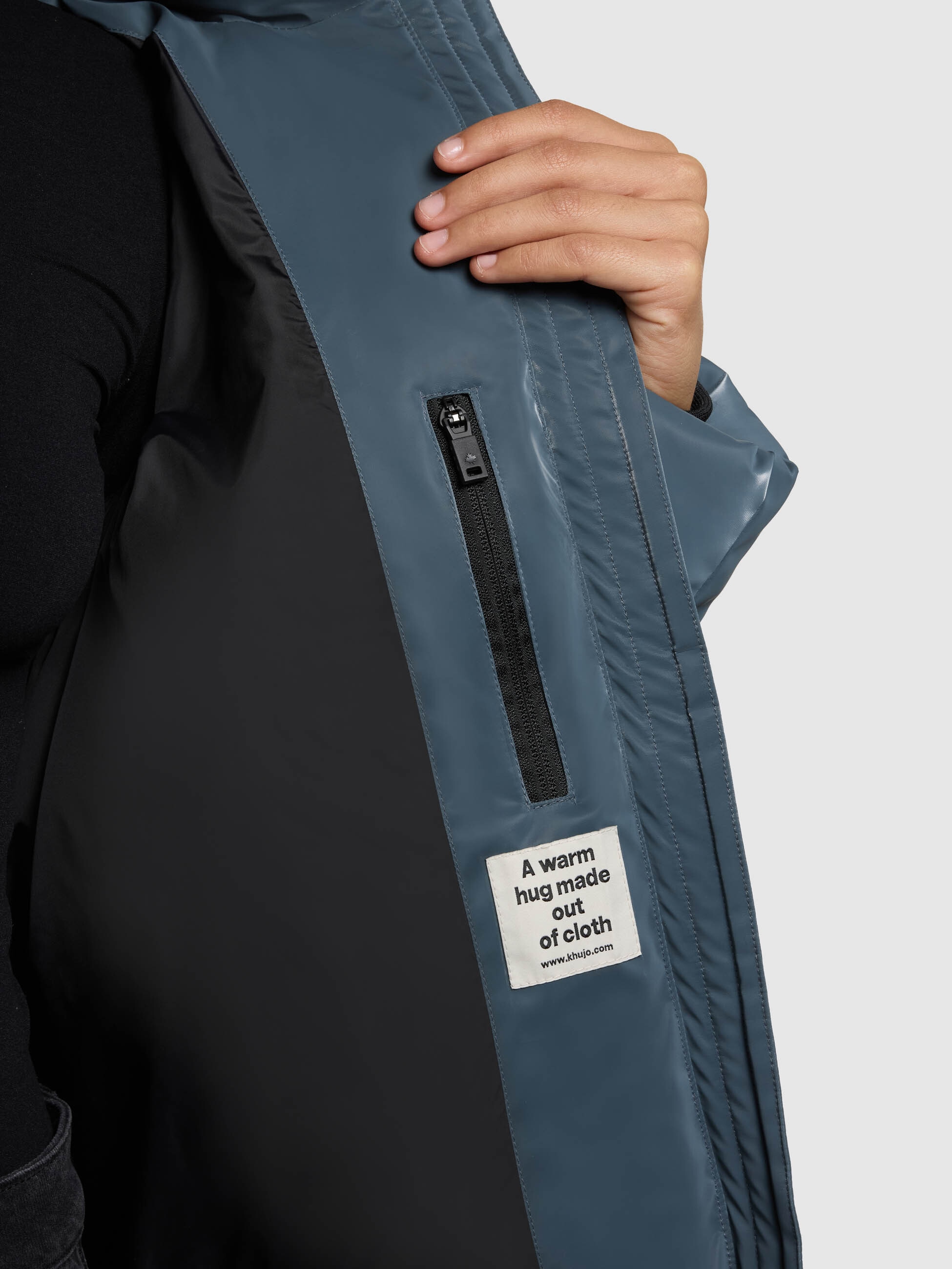 khujo Steppjacke »AUDREY SHINY« mit Kapuze