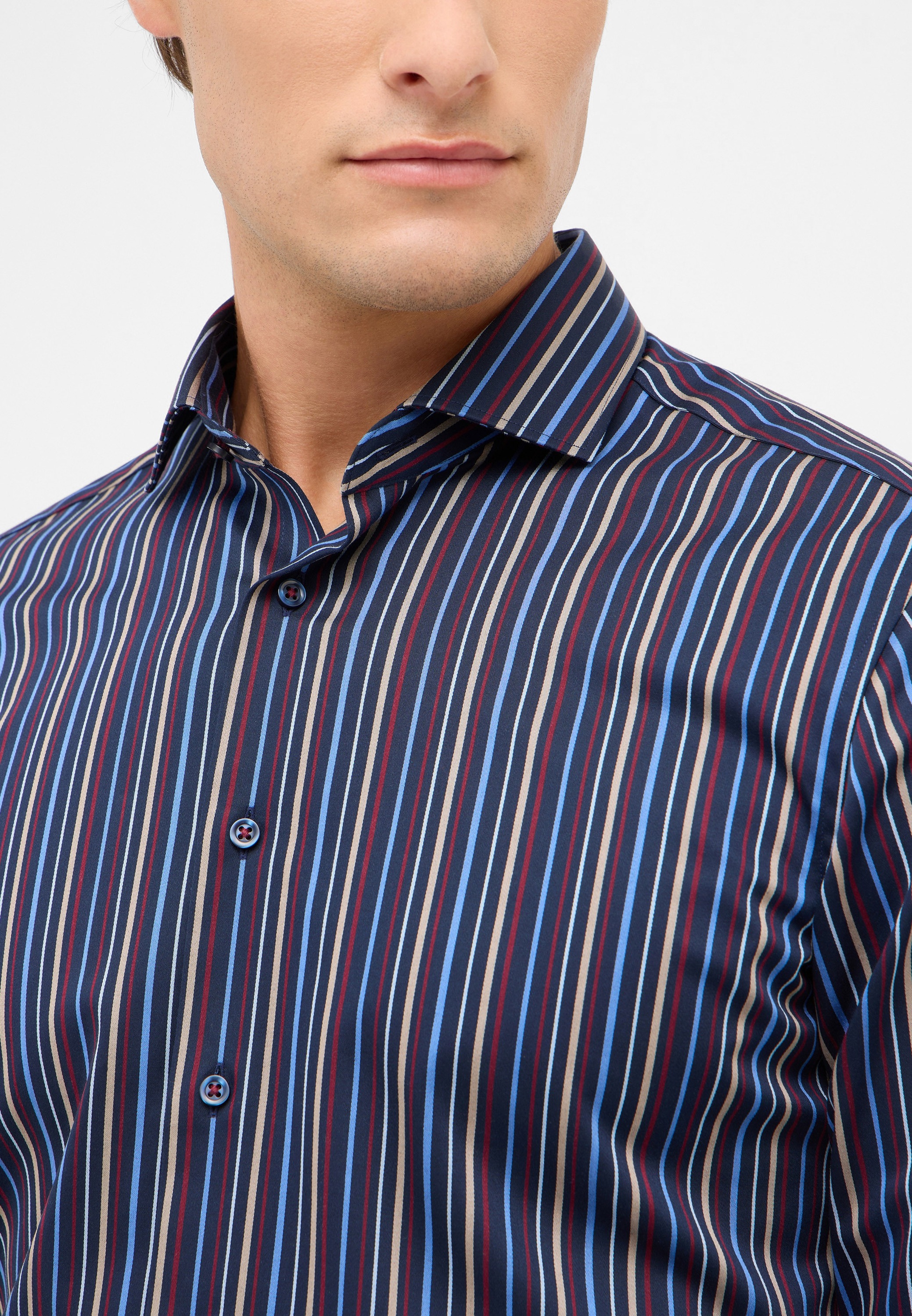 Thumbnail - Eterna Langarmhemd "SLIM FIT" NON IRON (bügelfrei)
