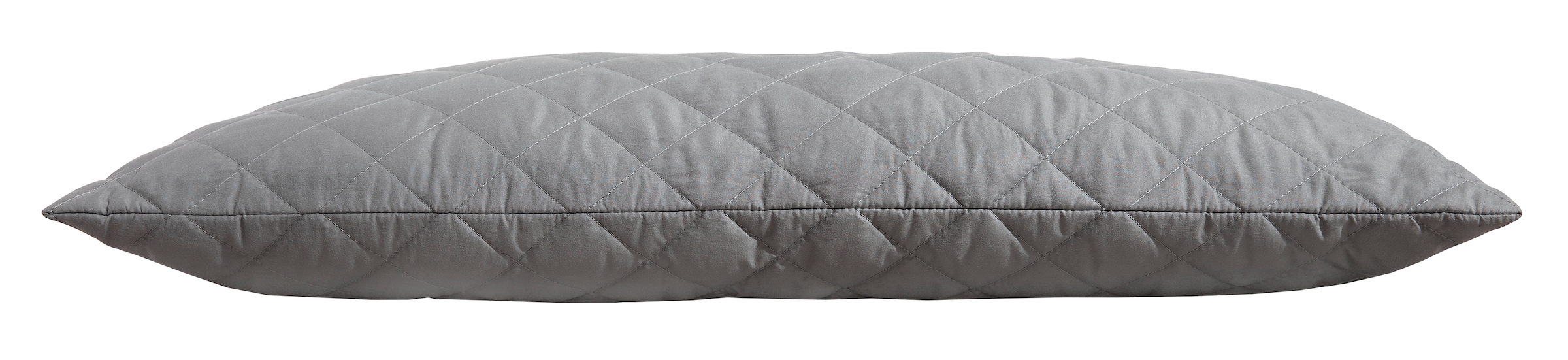 OTTO home Microfaserkissen »Clarra, Kopfkissen 40x80 cm, 80x80 cm« Füllung: Polyester Bezug: Polyester 1 Stk. tlg. Rückenschläfer, Seitenschläfer, Kissen in grau