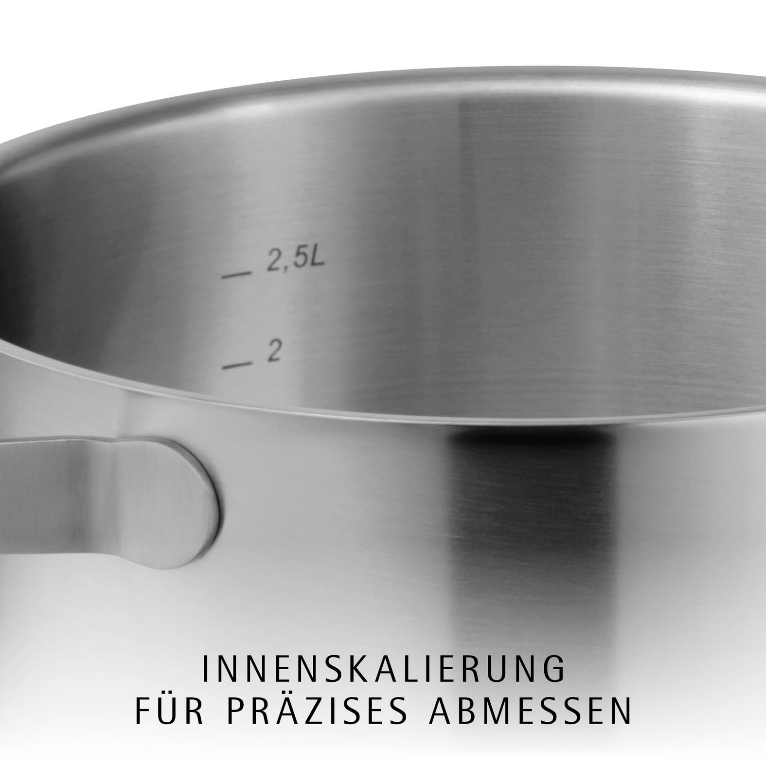 WMF Topf-Set »Comfort Line Induktion, Kochtopf Set mit Glasdeckel, mattiert« 3x Fleischtopf Ø /16/20/24cm, 1 Bratentopf Ø 20cm, 1 Kasserolle Ø16 cm,  Cromargan® Edelstahl Rostfrei 18/10