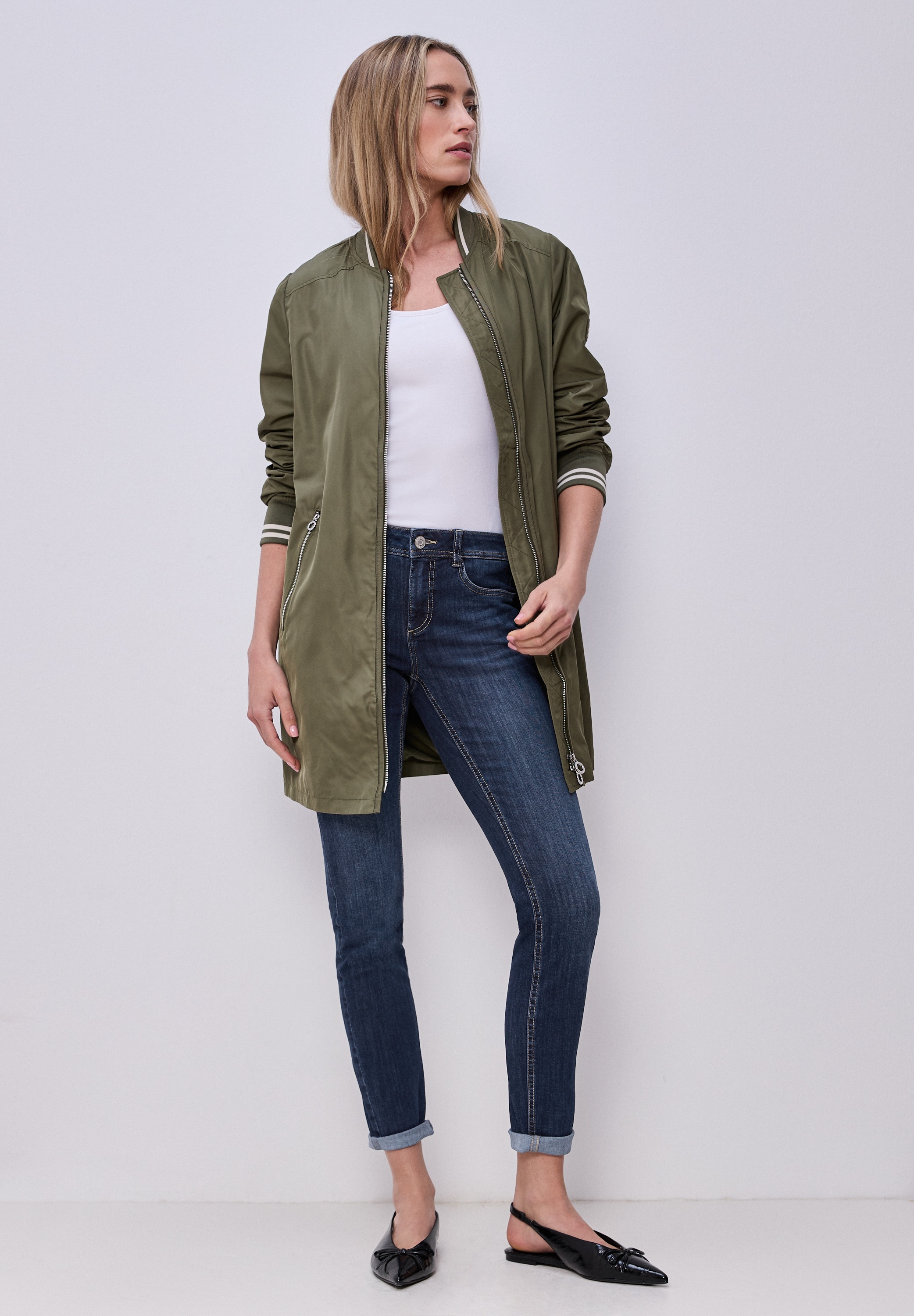 STREET ONE Slim-fit-Jeans Middle Waist