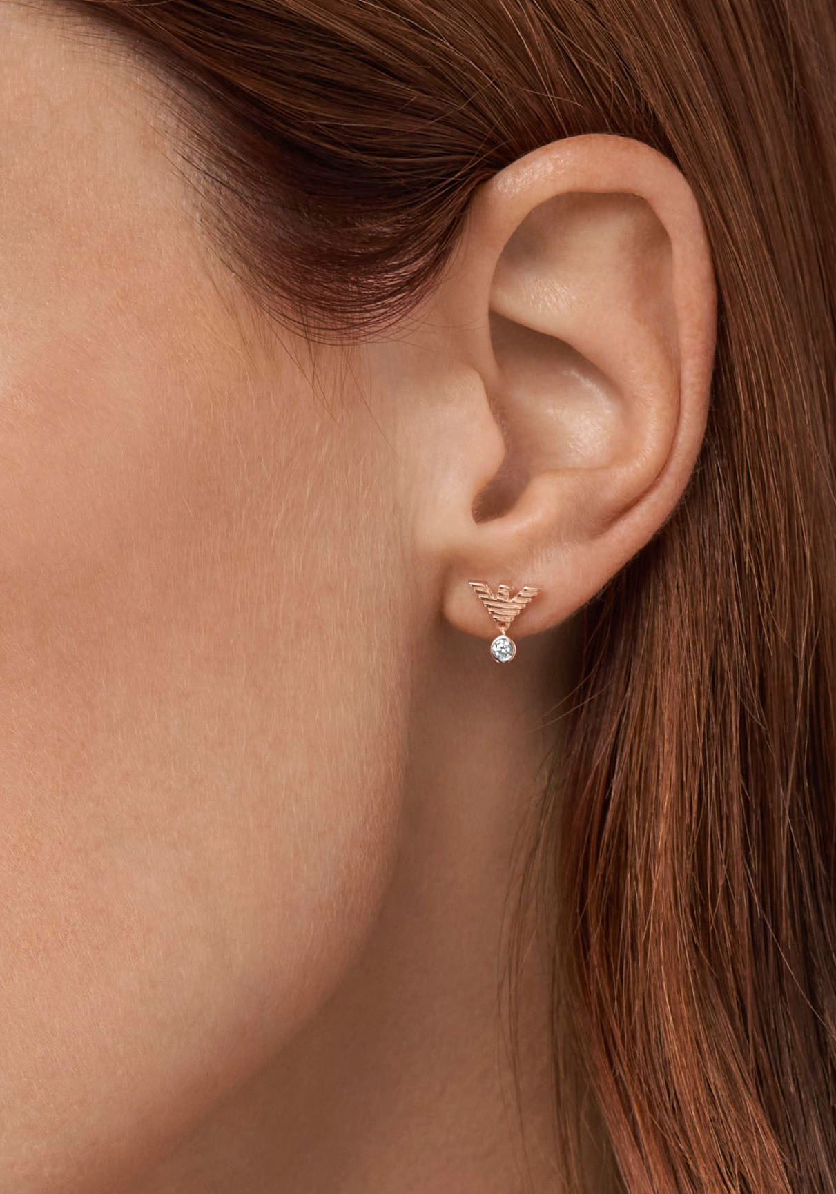 Emporio Armani Paar Ohrstecker »KEY BASICS, CORE EXTENSIONS, EG3581040, EG3582221«, mit Zirkonia (synth.)