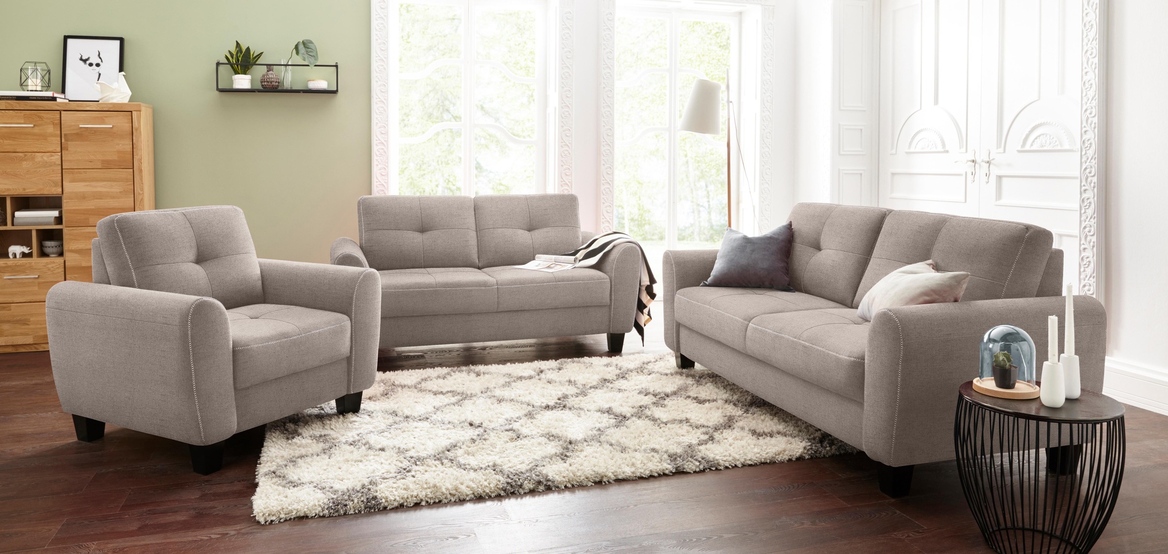 sit&more 2,5-Sitzer »Varese«, inklusive Federkern