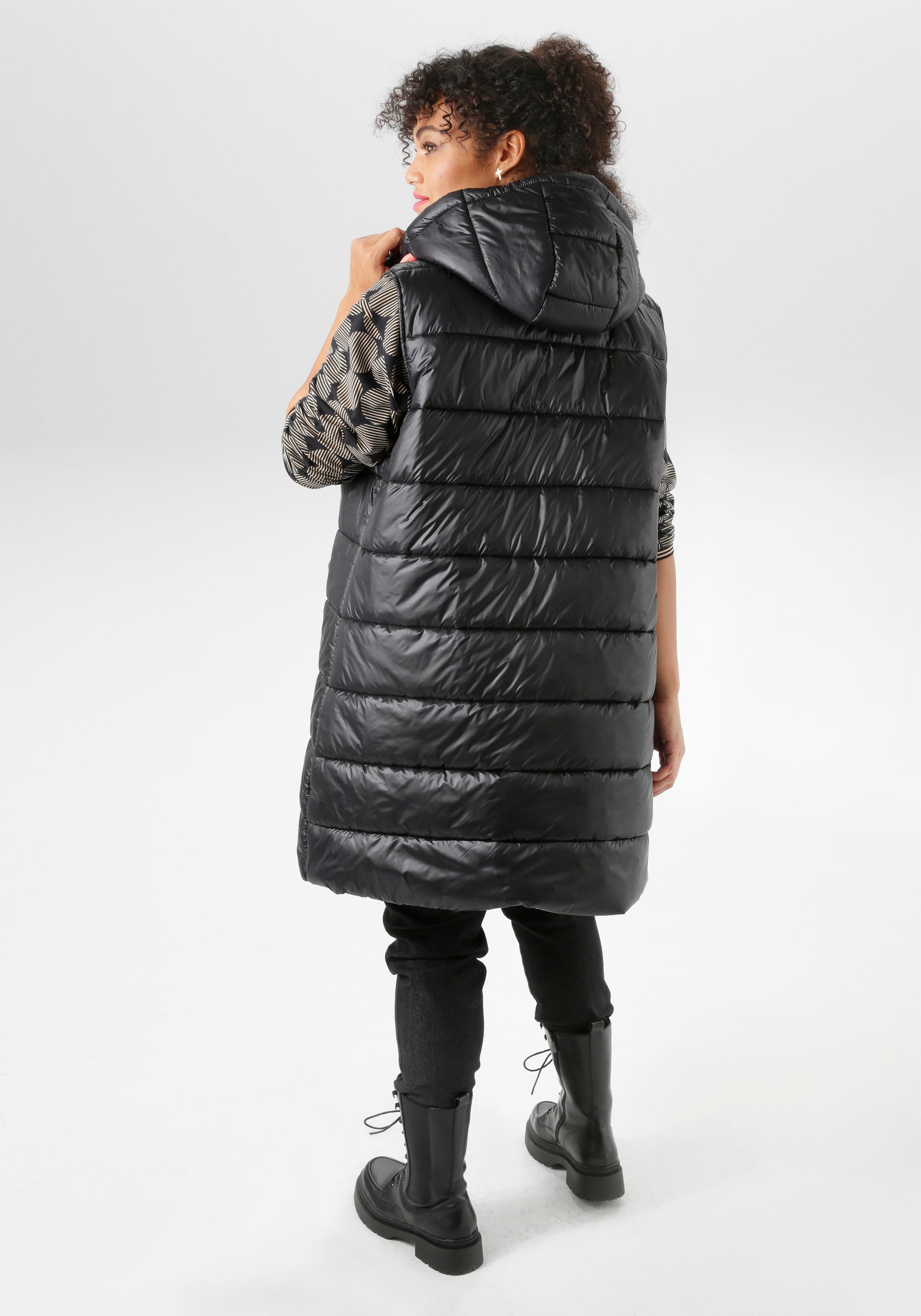 Aniston PLUS Steppweste mit aktuellem Animalfutter günstig online kaufen