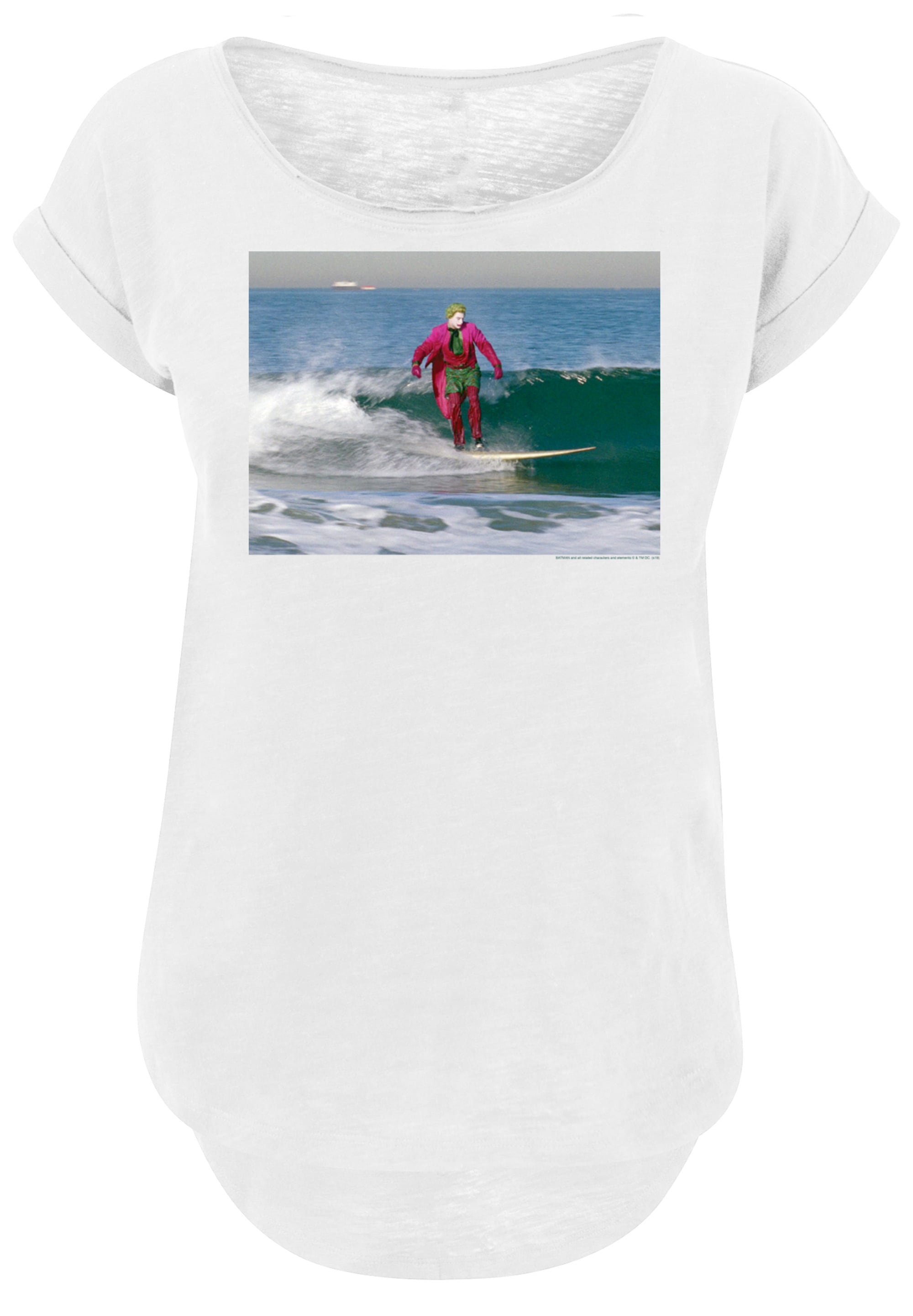 F4NT4STIC T-Shirt "Long Cut T-Shirt Batman TV Serie Joker Surfing", Damen,P günstig online kaufen