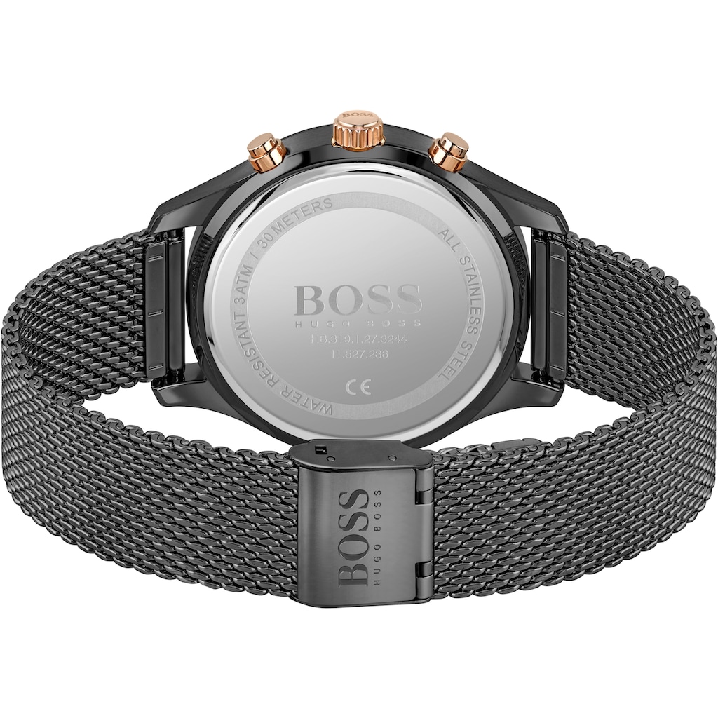 BOSS Chronograph »Associate, 1513811«, Quarzuhr, Herrenuhr, Armbanduhr, Stoppfunktion, Datum