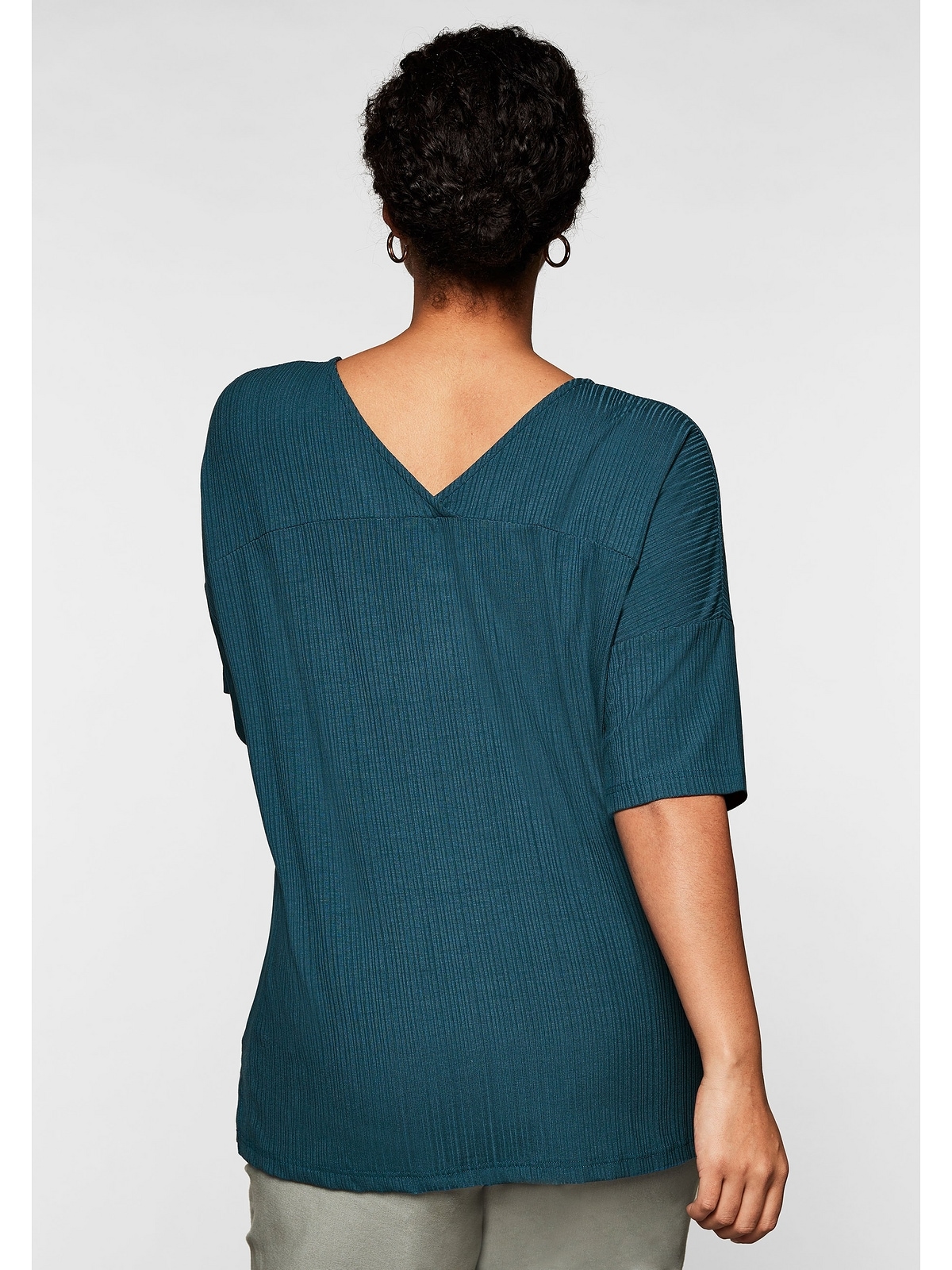 Sheego T-Shirt »Große Größen«, im dezenten Streifenlook für kaufen | BAUR