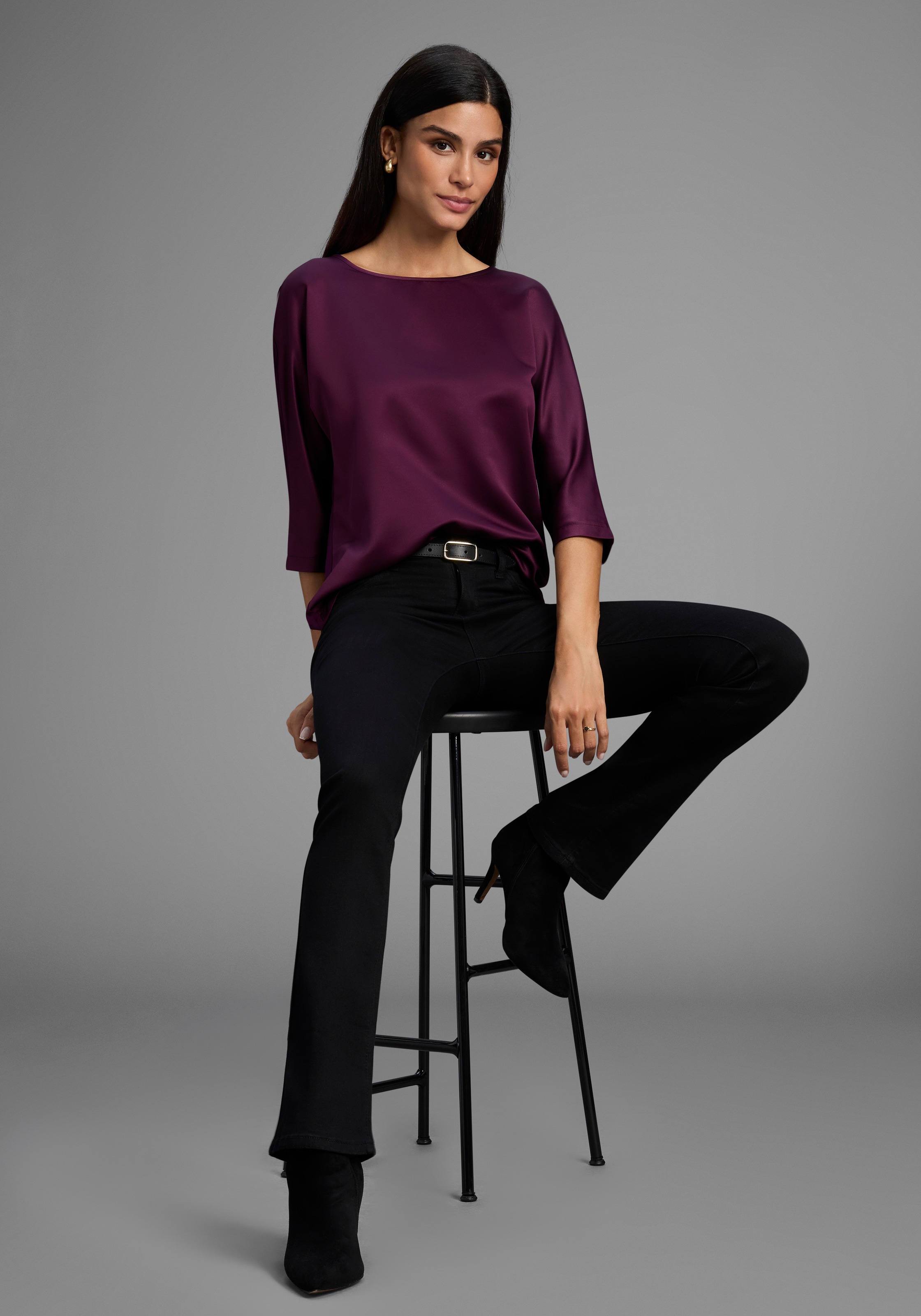 Laura Scott Shirtbluse, elegante Bluse mit weiten Ärmeln - NEUE KOLLEKTION