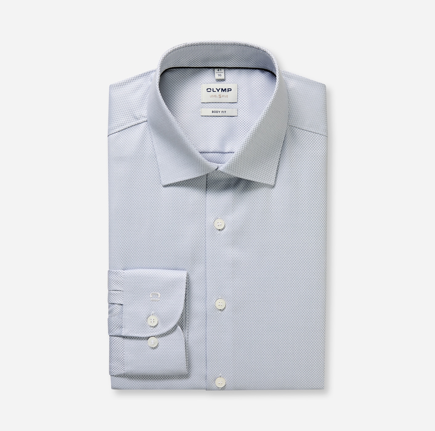 OLYMP Businesshemd »Level Five body fit« mit modischer Struktur