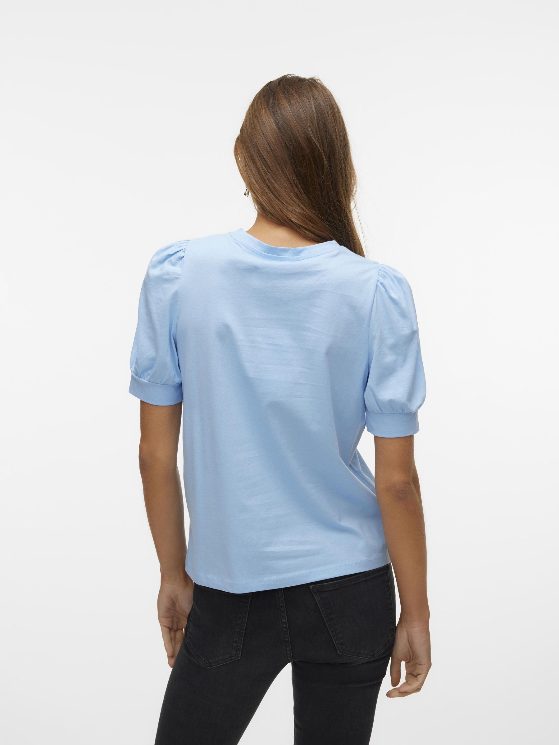 Vero Moda T-Shirt »VMKERRY 2/4 O-NECK TOP VMA JRS NOOS«, mit Rundhalsausschnitt