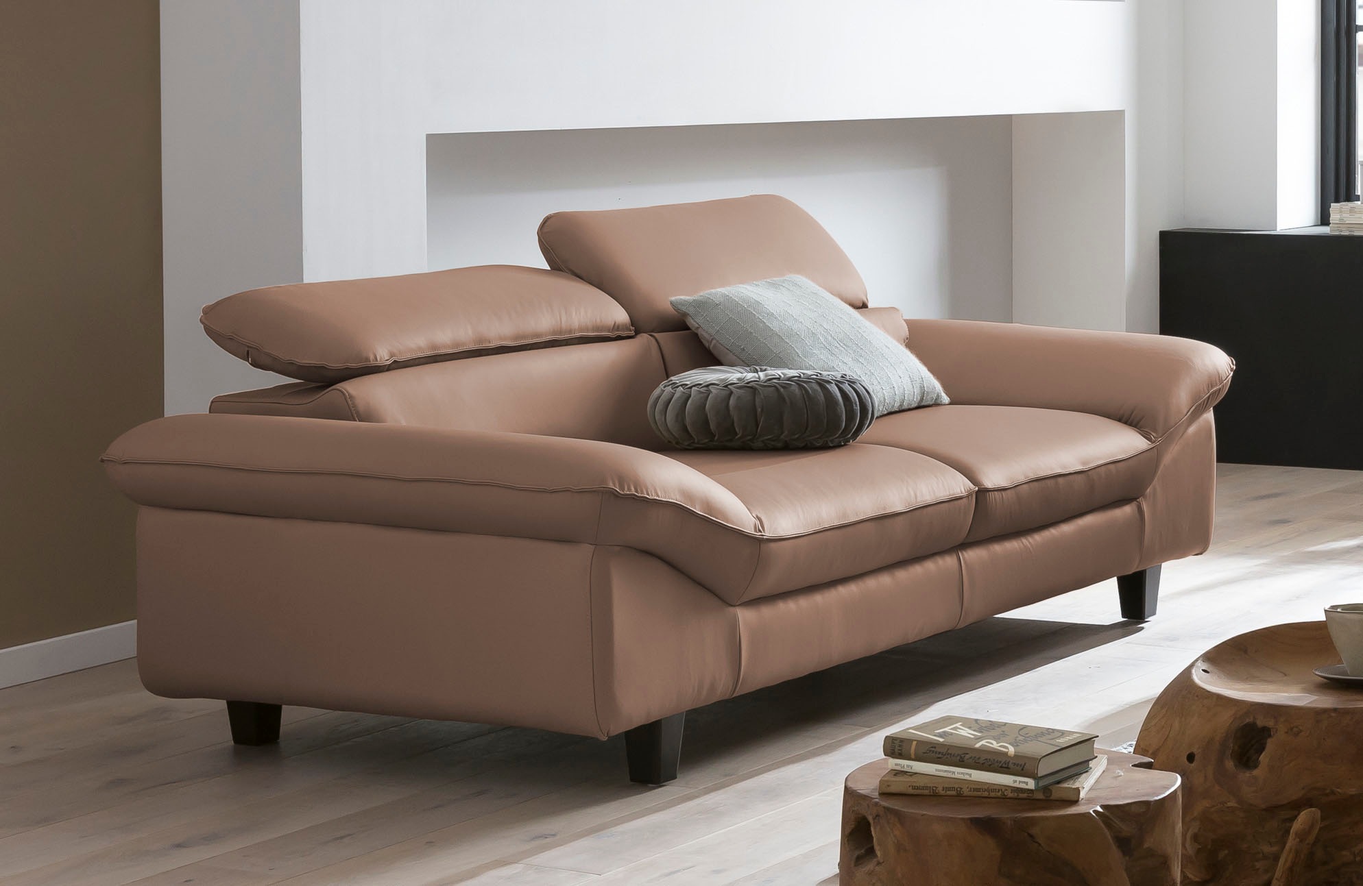 Home affaire 2-Sitzer "Pilot", Big-Sofa mit Kopfteilverstellung günstig online kaufen