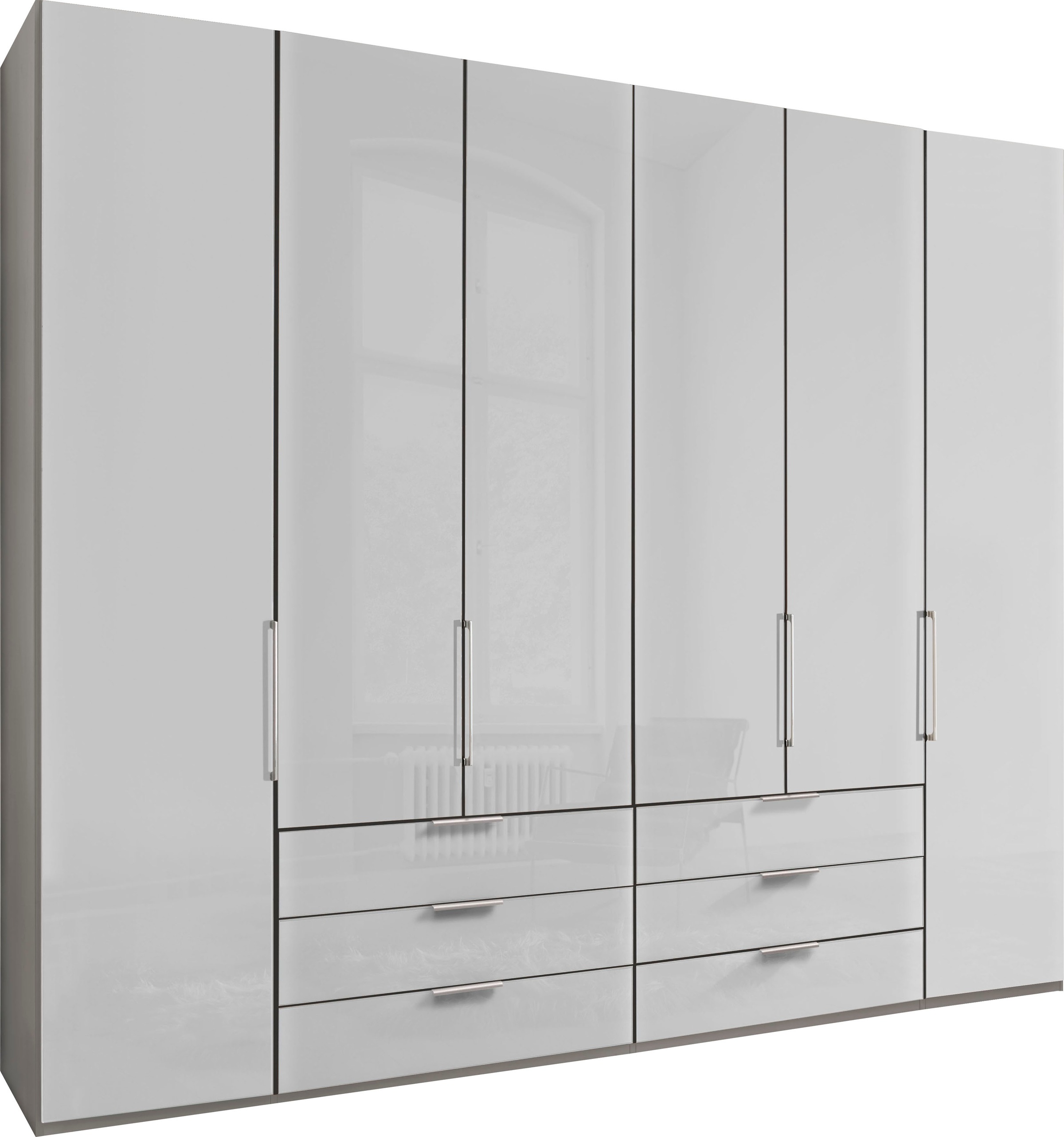 WIEMANN Drehtürenschrank »Monaco«, mit Glasfront sowie hochwertige Beschläge inkl. Dämpfung