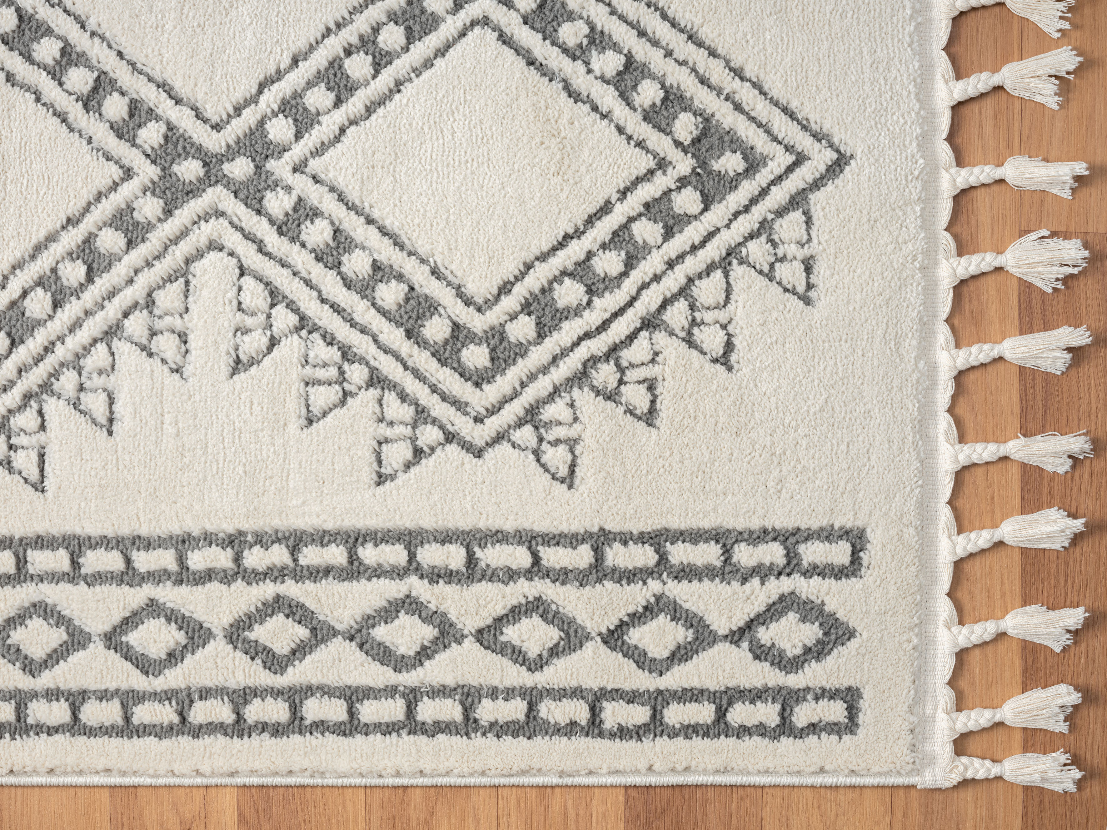 Thumbnail - Myflair Möbel & Accessoires Hochflor-Teppich "Moroccan Tradition, LAGERRÄUMUNG" rechteckig 24 mm Höhe modern, marokkanis...