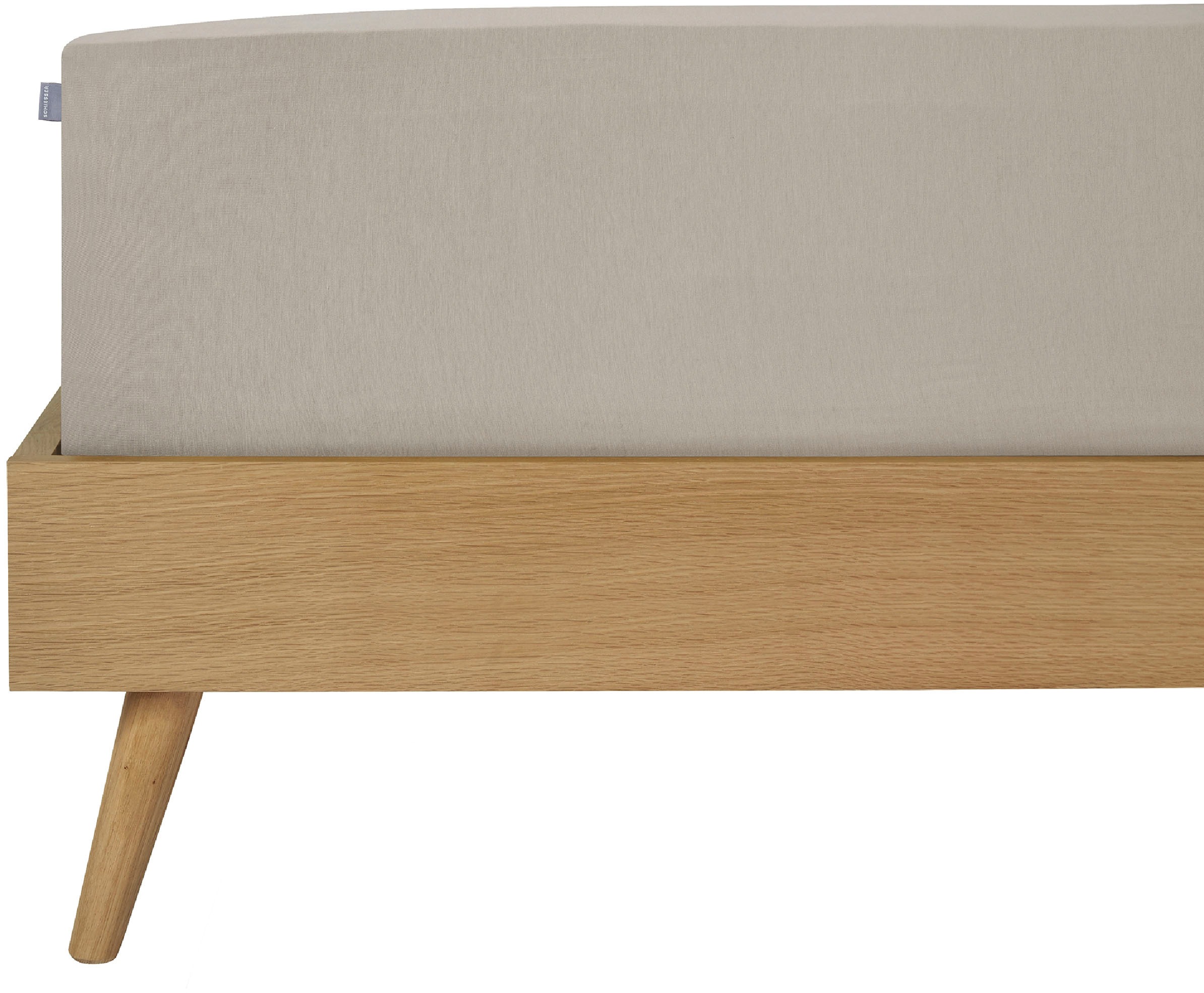 Schiesser "Elli aus 97% Baumwolle und 3% Elasthan" für hohe Matratzen und Boxspringbetten, MADE IN GREEN by OEKO-TEX