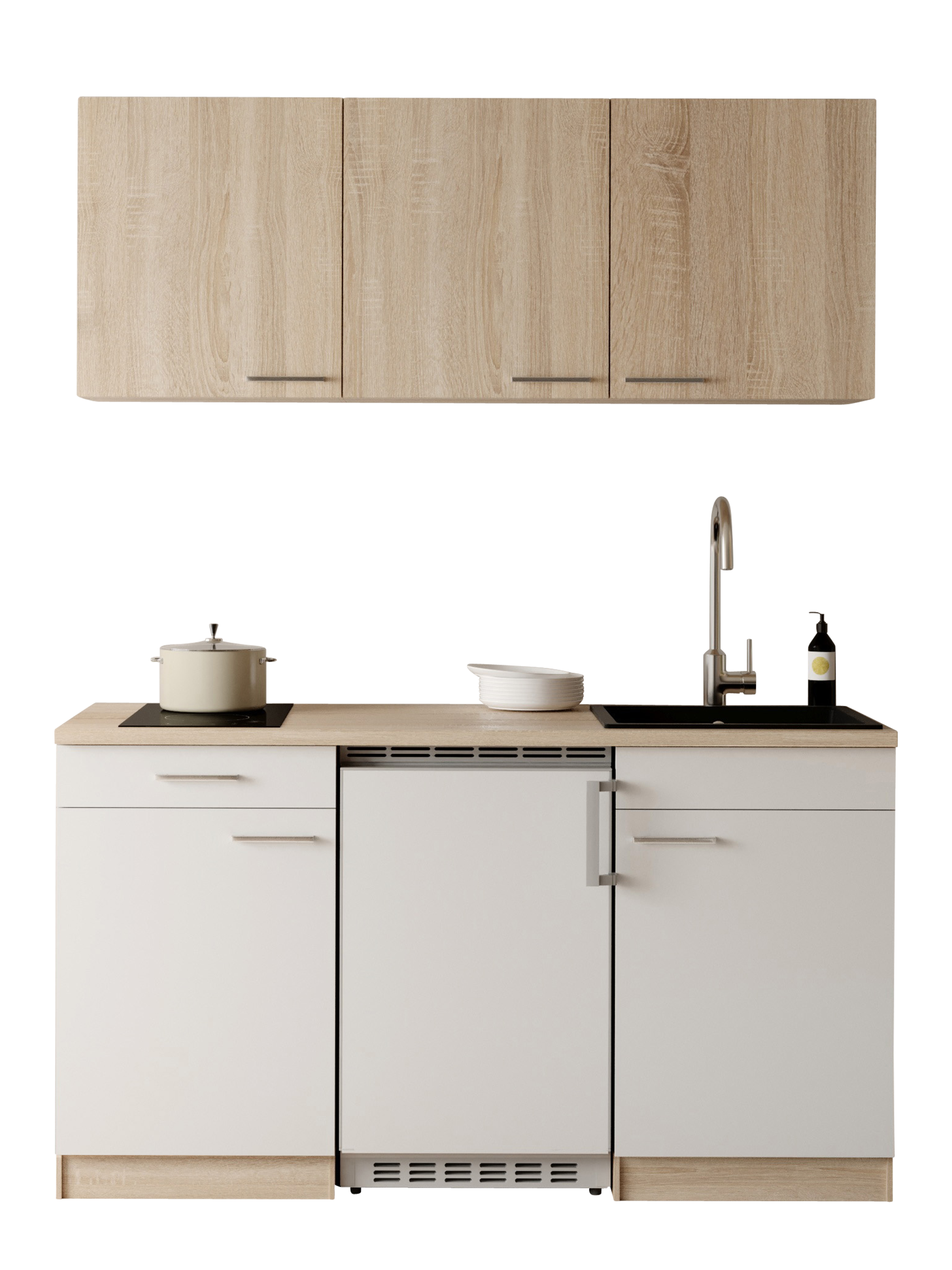 RESPEKTA "Ingrid" zerlegt, wahlweise mit Kühlschrank, Soft Close Funktion, Breite 150 cm