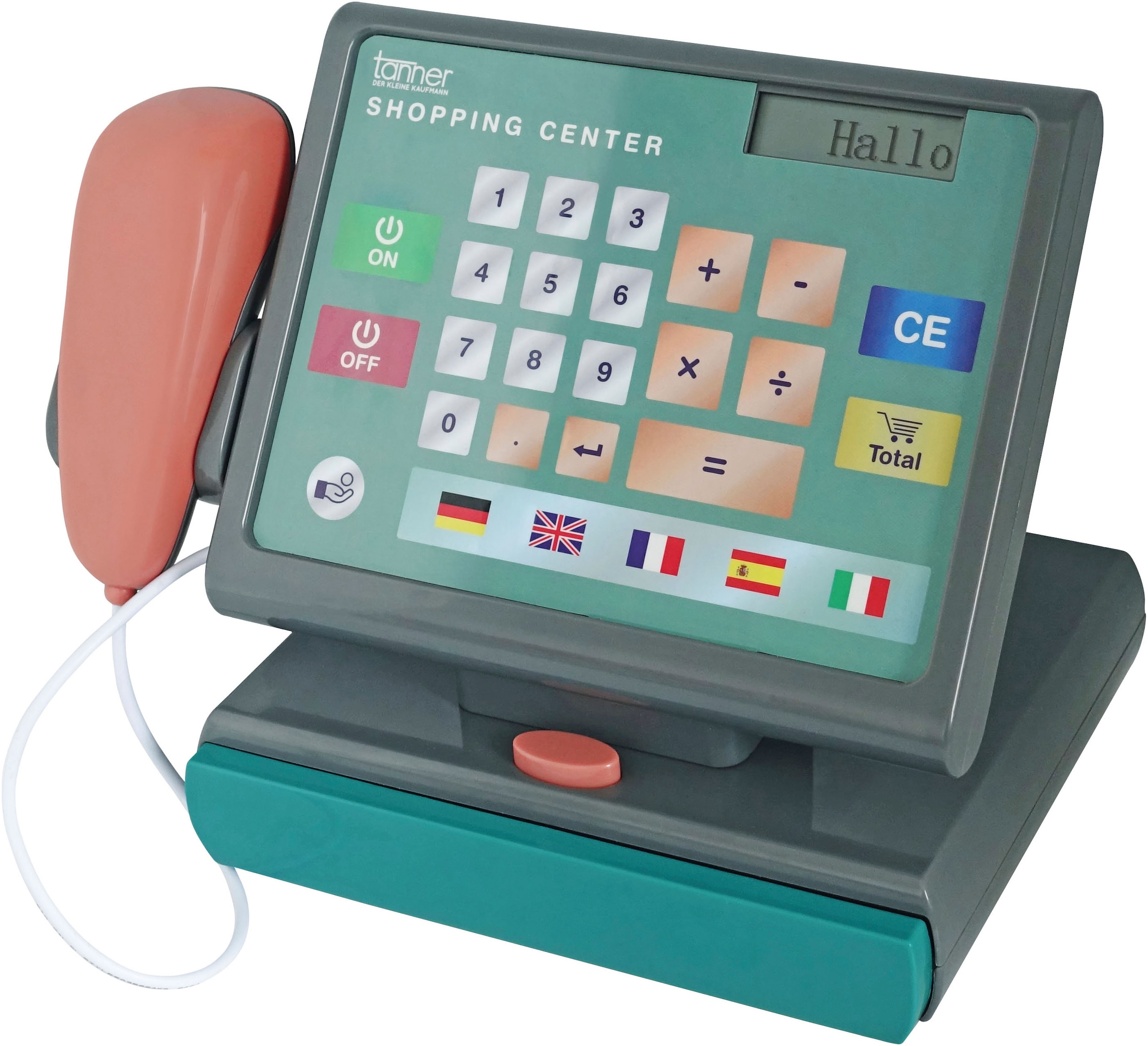 Tanner Spielkasse »Moderne Scannerkasse mit Scan- und Sprachfunktion«