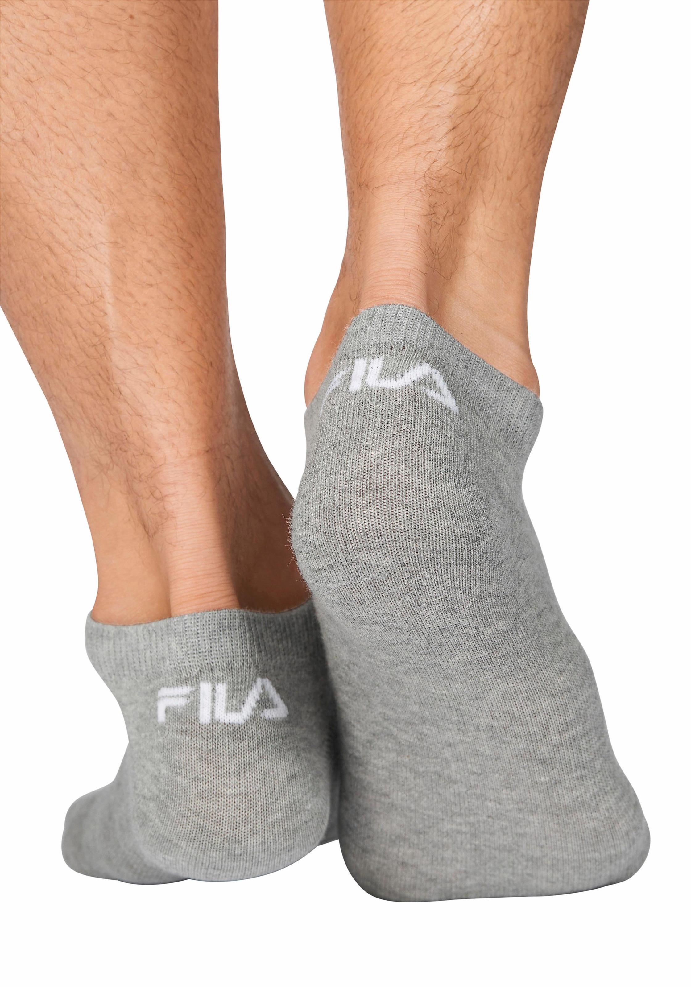 Thumbnail - Fila Sneakersocken "UNISEX INVISIBLE PLAIN SOCKS", (3 Paar), mit eingestricktem Logo an der Ferse