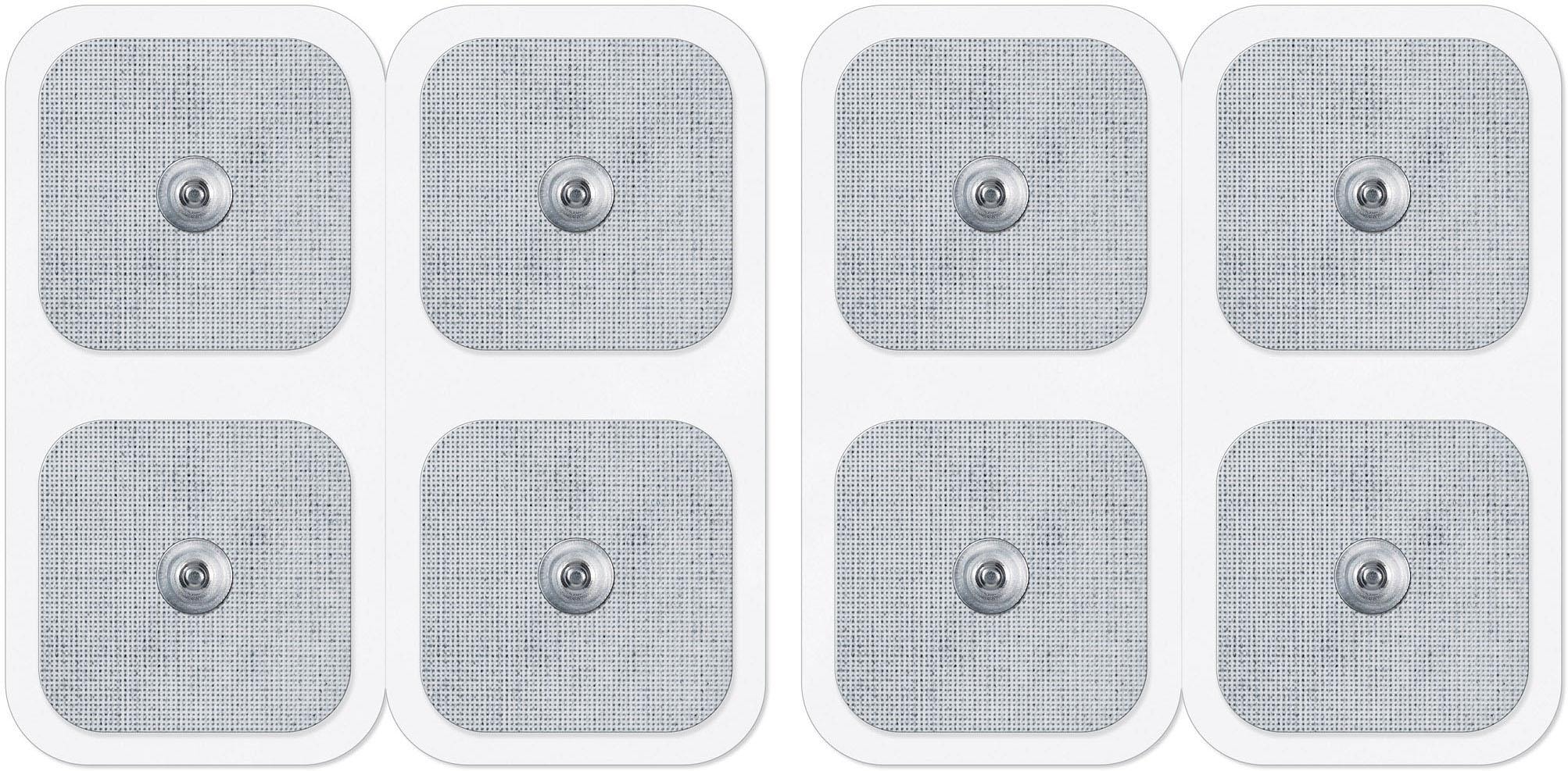 Sanitas Elektrodenpads »Nachkaufelektroden für Beurer TENS/EMS Geräte (EM 40, 41, 49, 80, 95)«, (Set, 8 St.), Enthält 8 selbstklebende Elektroden in der Größe 45 x 45 mm