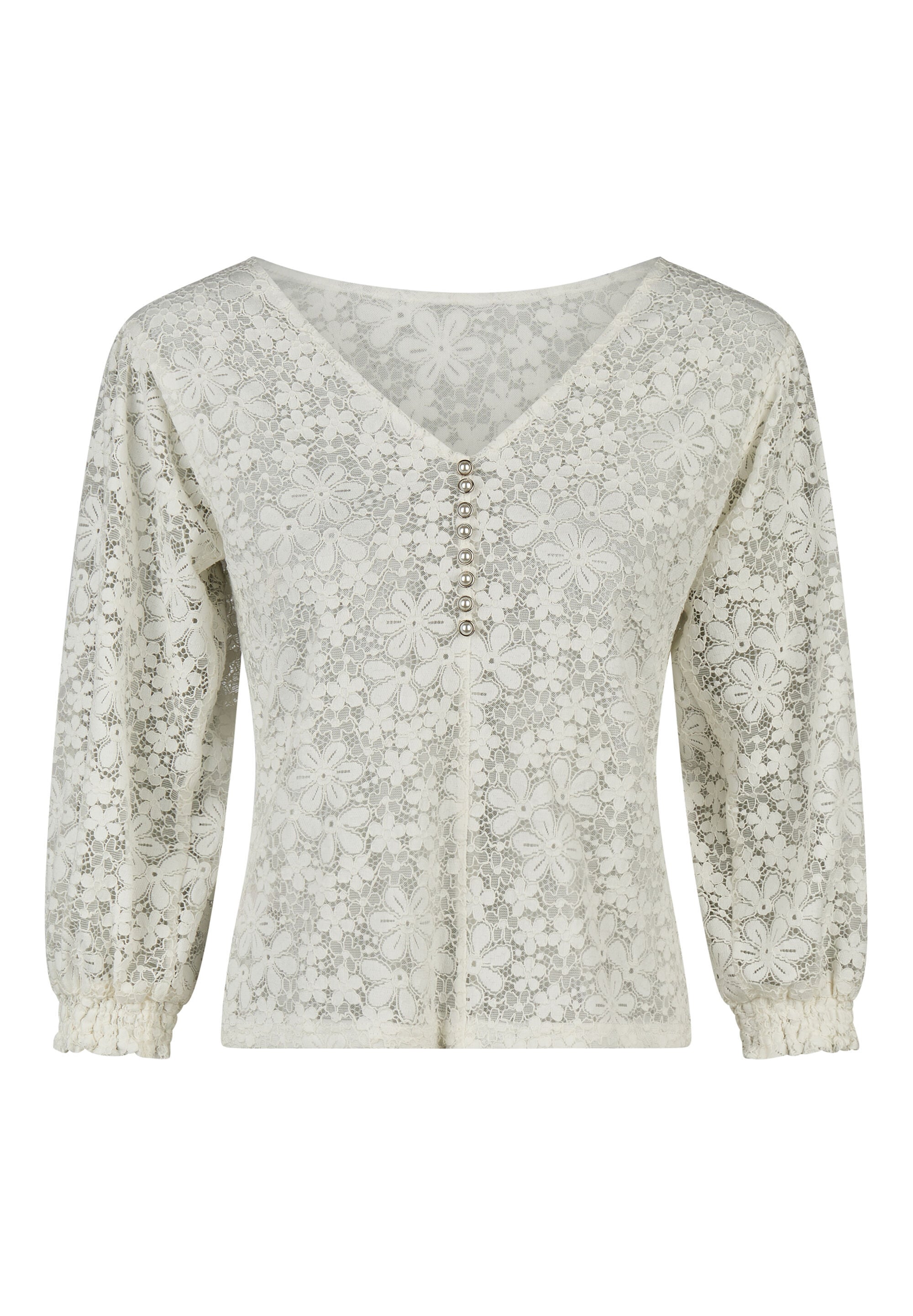 Spieth & Wensky Klassische Bluse "Spieth & Wensky Bluse Kolumba" mit elegantem Spitzendesign