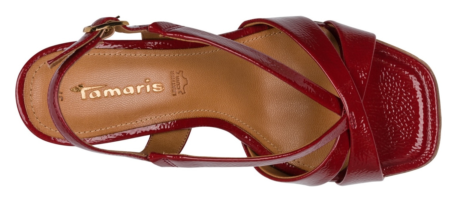 Tamaris Sandalette  Blockabsatz, Sommerschuh, Riemchensandale in eleganter Optik