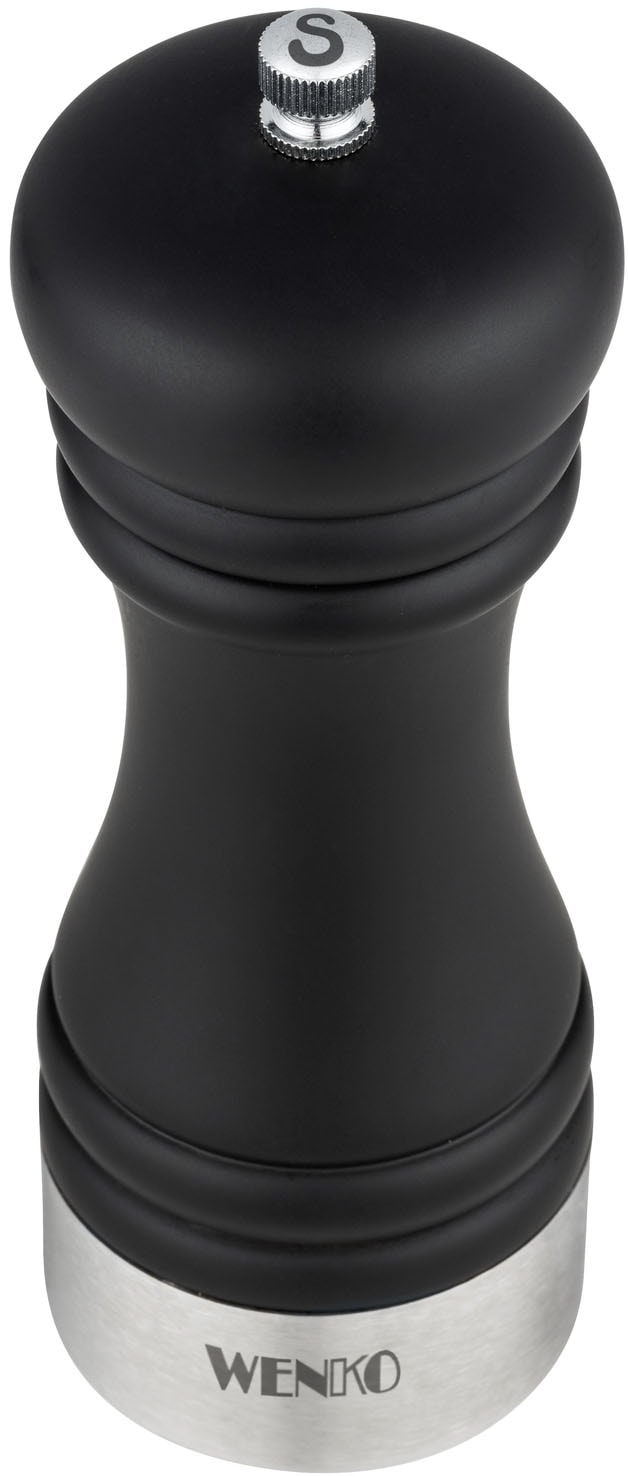 WENKO Salz-/Pfeffermühle "Modell Sali" Salzmühle mit Handmahlwerk aus Keram günstig online kaufen