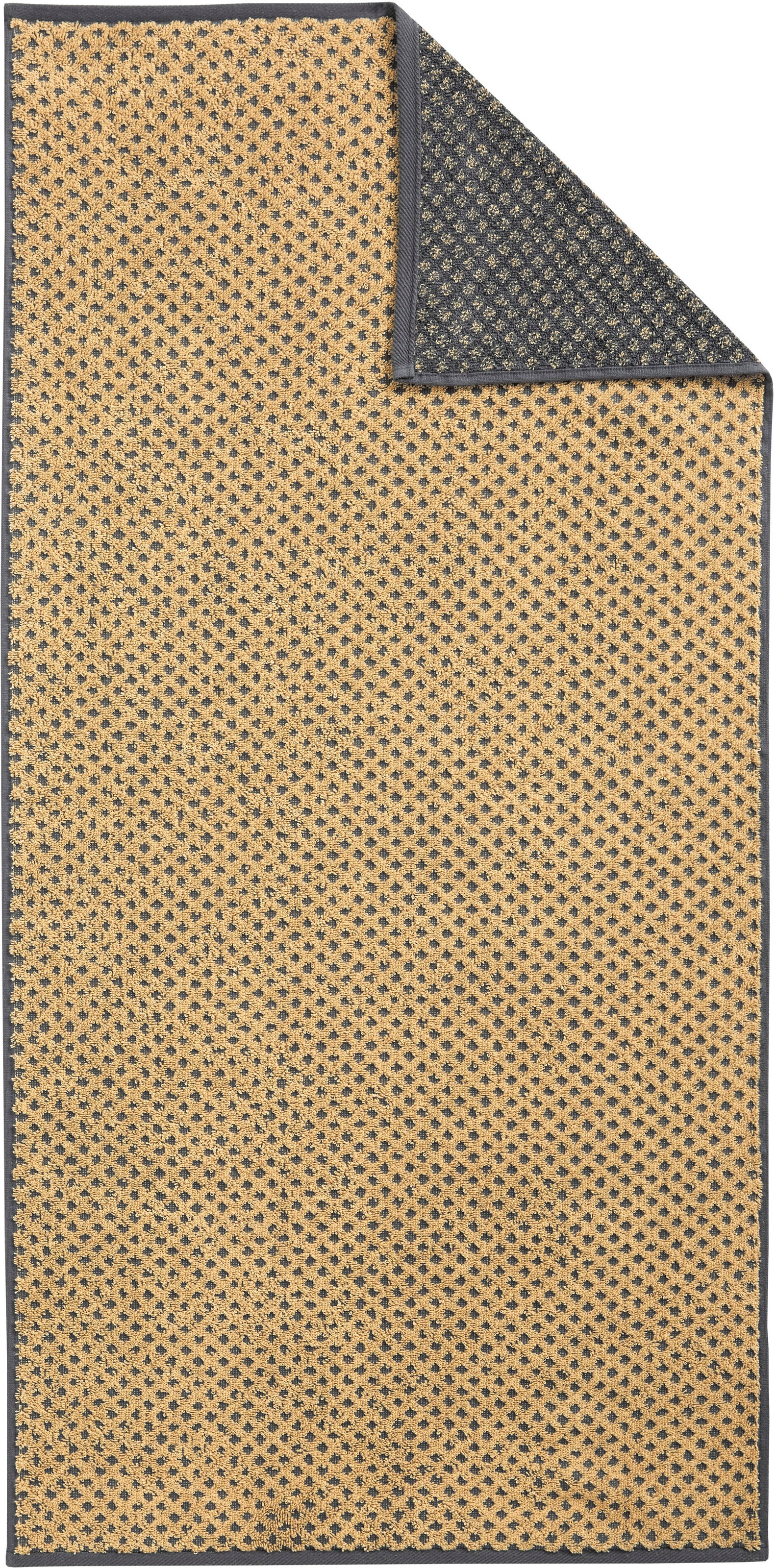 Dyckhoff Handtuch Set »Golden Shades Rhombus«, Set, 6 tlg., Walkfrottier, Kuschelig weich;4 Handtücher (50x100cm), 2 Duschtücher (70x140cm)