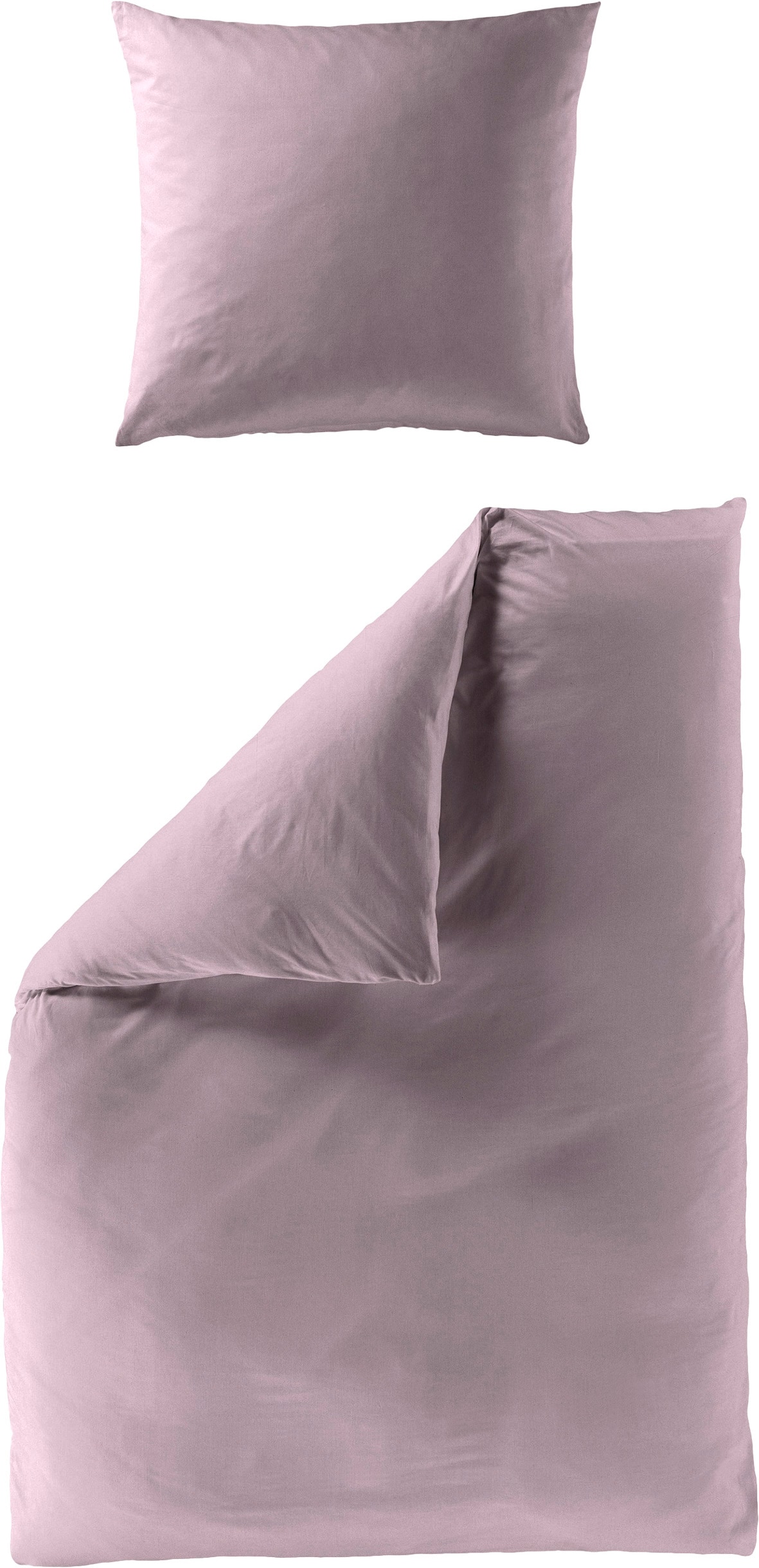 BIERBAUM Bettwäsche "Elegant uni" 3 Mako-Satin, 100 % Baumwolle, Uni, pflegeleicht