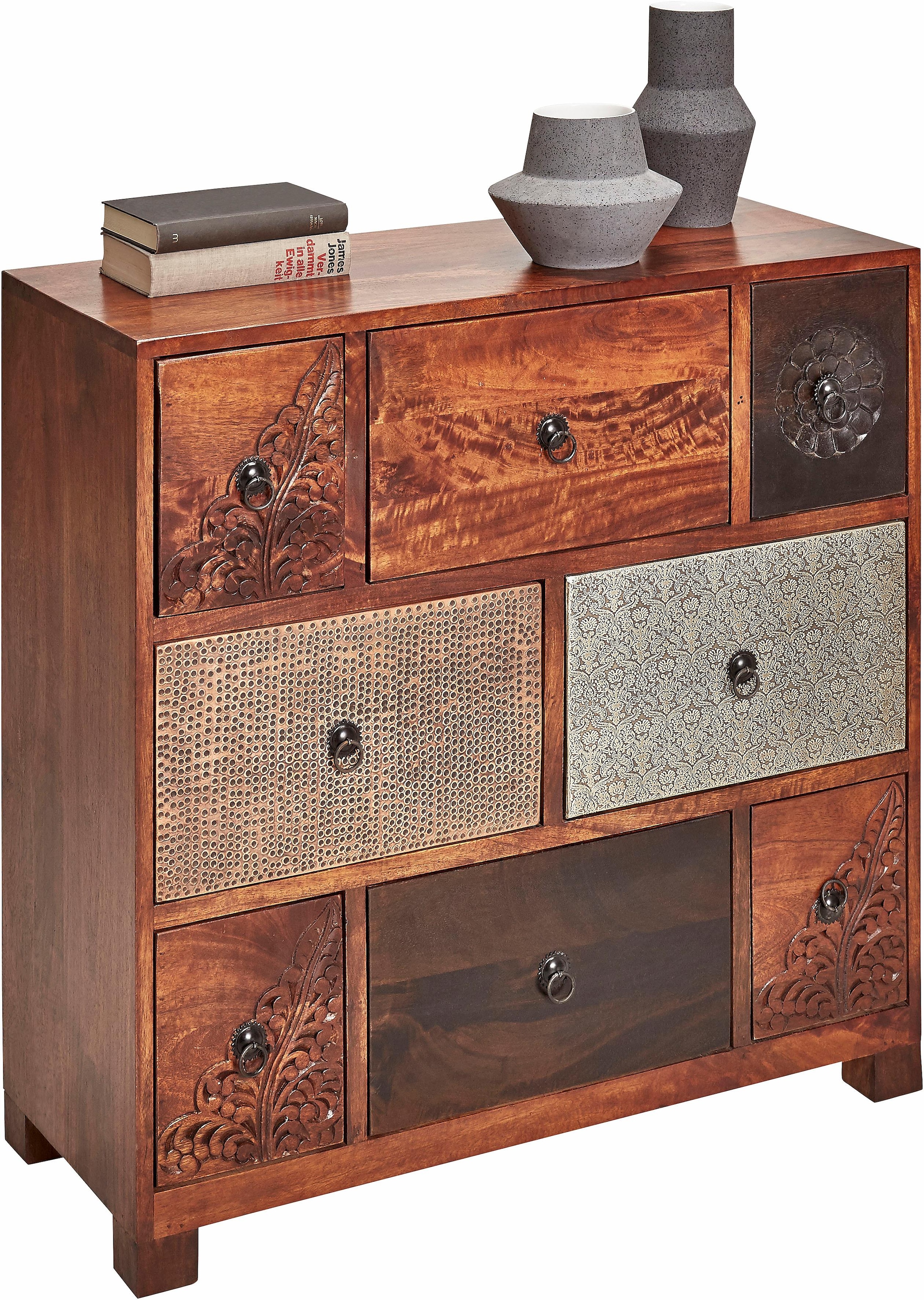 Home affaire Kommode "Mahar", Breite 85 cm günstig online kaufen