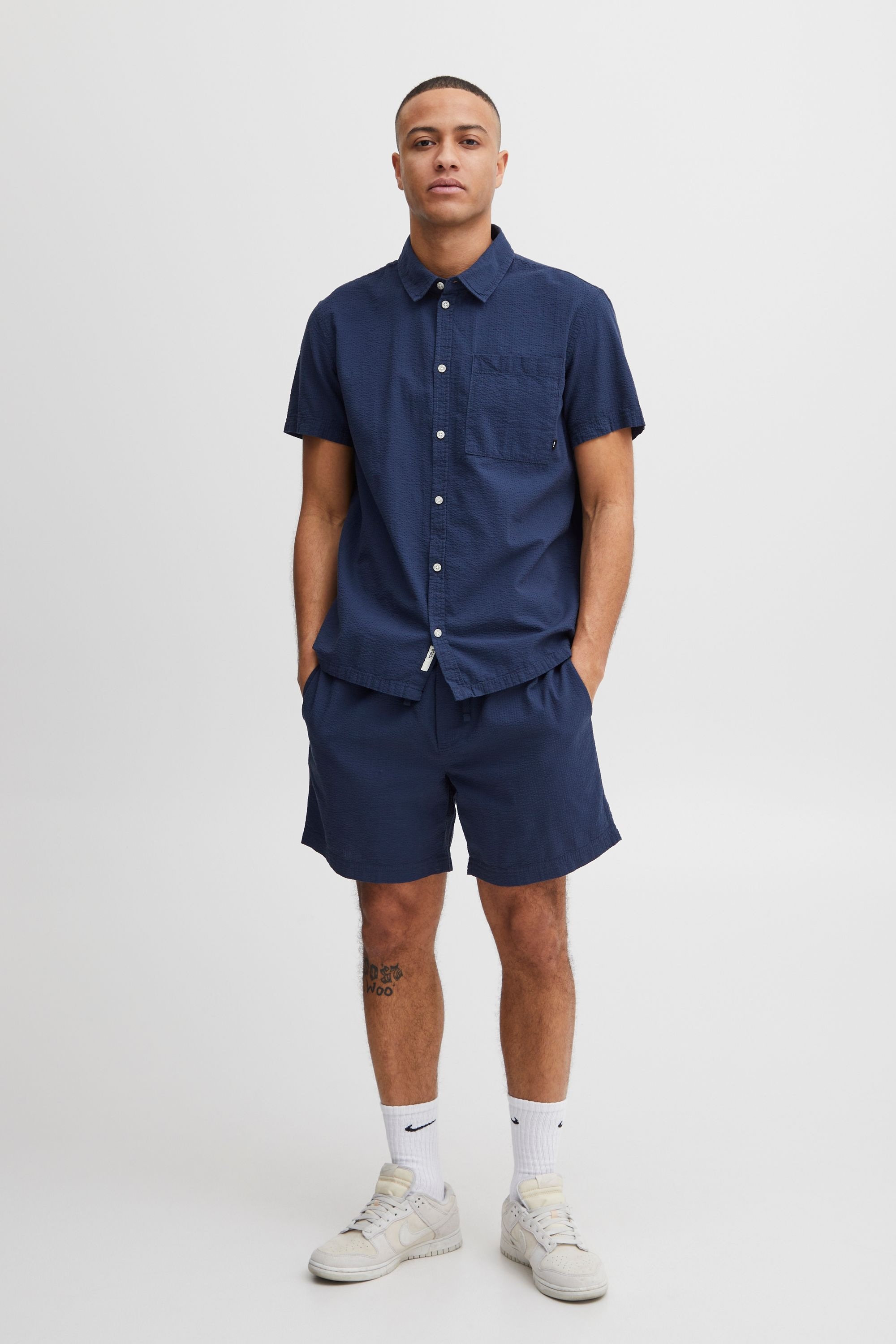 Solid Kurzarmshirt "Kurzarmhemd SDFrevne" günstig online kaufen