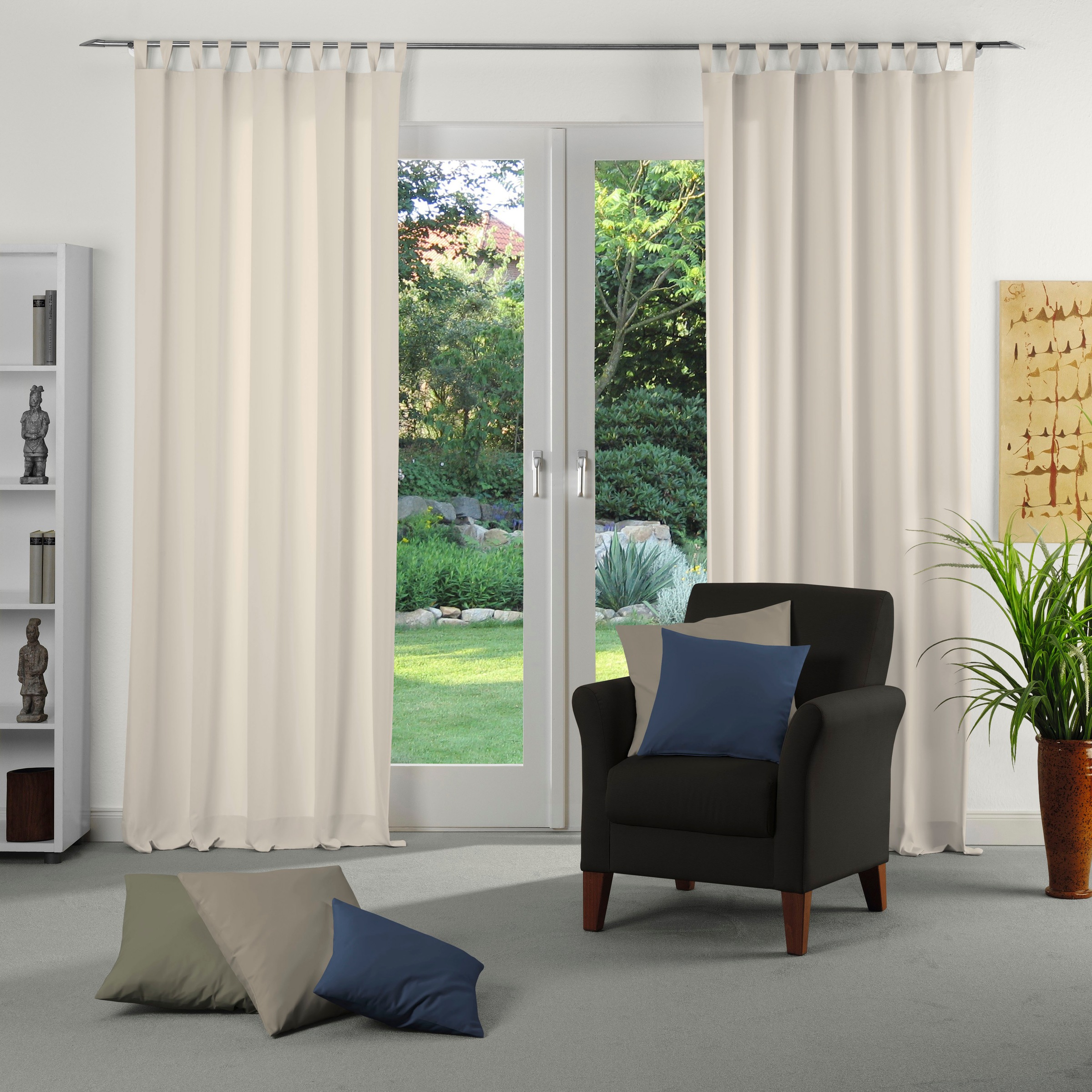 Wirth Vorhang "Umea" Schlaufen 1 Stk. tlg. günstig online kaufen