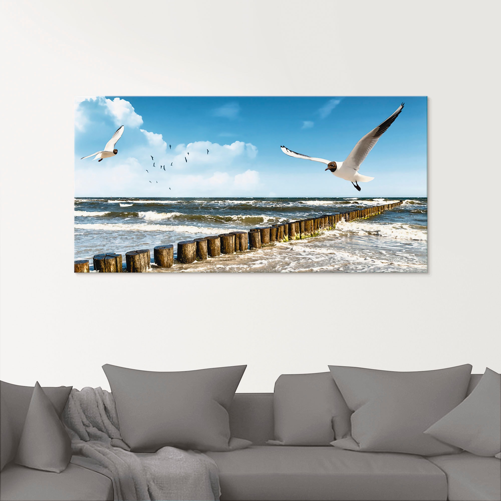 Artland Glasbild »Ostsee«, Gewässer, (1 St.), in verschiedenen Größen