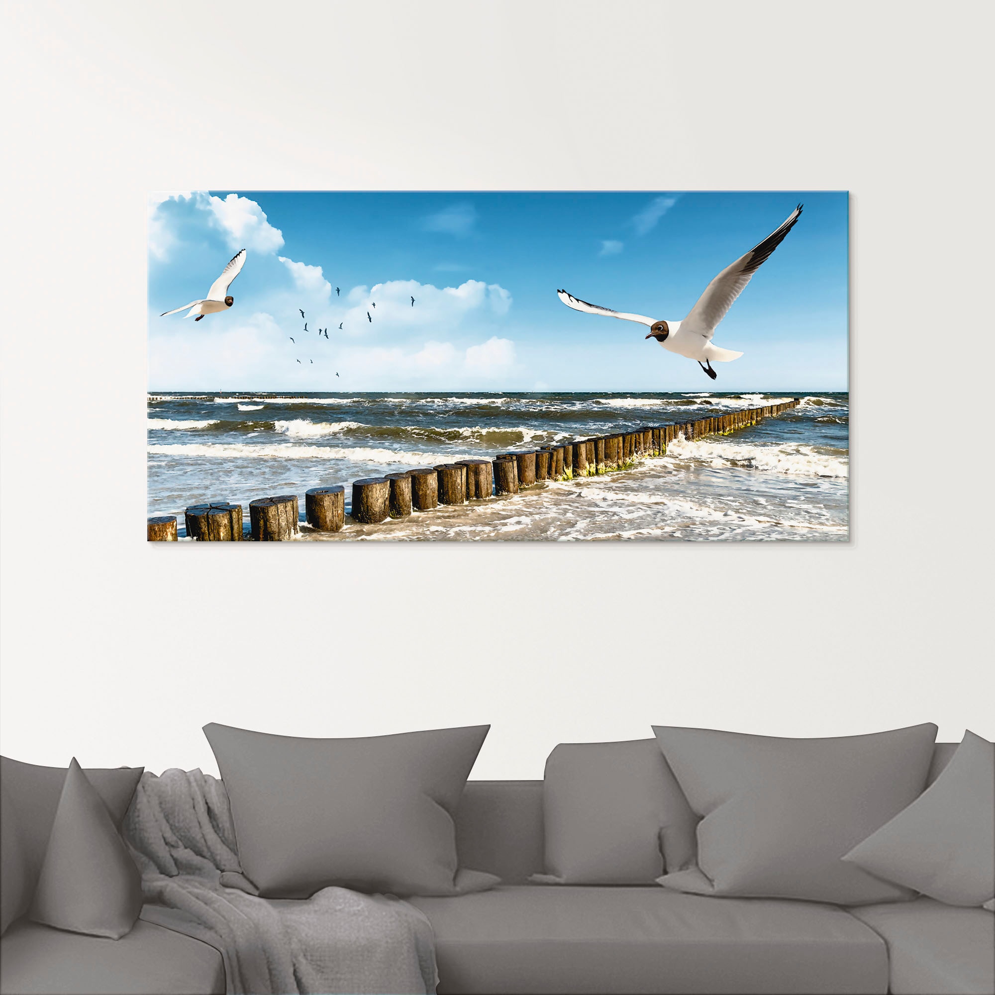 Artland Glasbild "Ostsee", Gewässer, (1 St.), in verschiedenen Größen günstig online kaufen