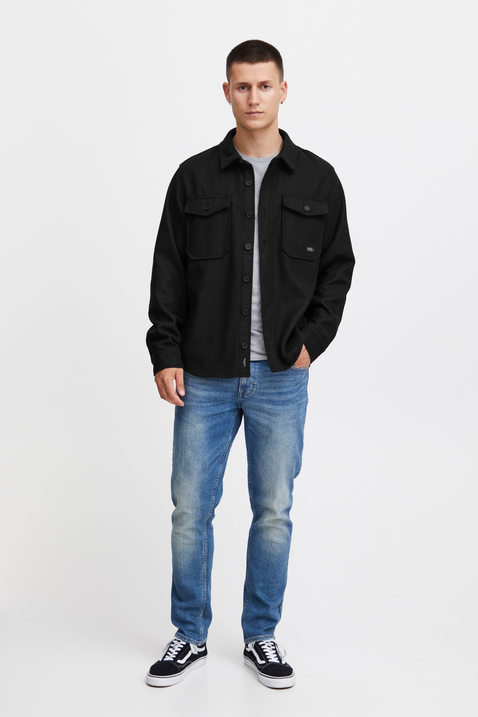 Kurzjacke BLEND "Kurzjacke BHOuterwear", Herren, Gr. XL, schwarz, Obermaterial: 100% Polyester PES., regular fit, Jacken Kurzjacke 2