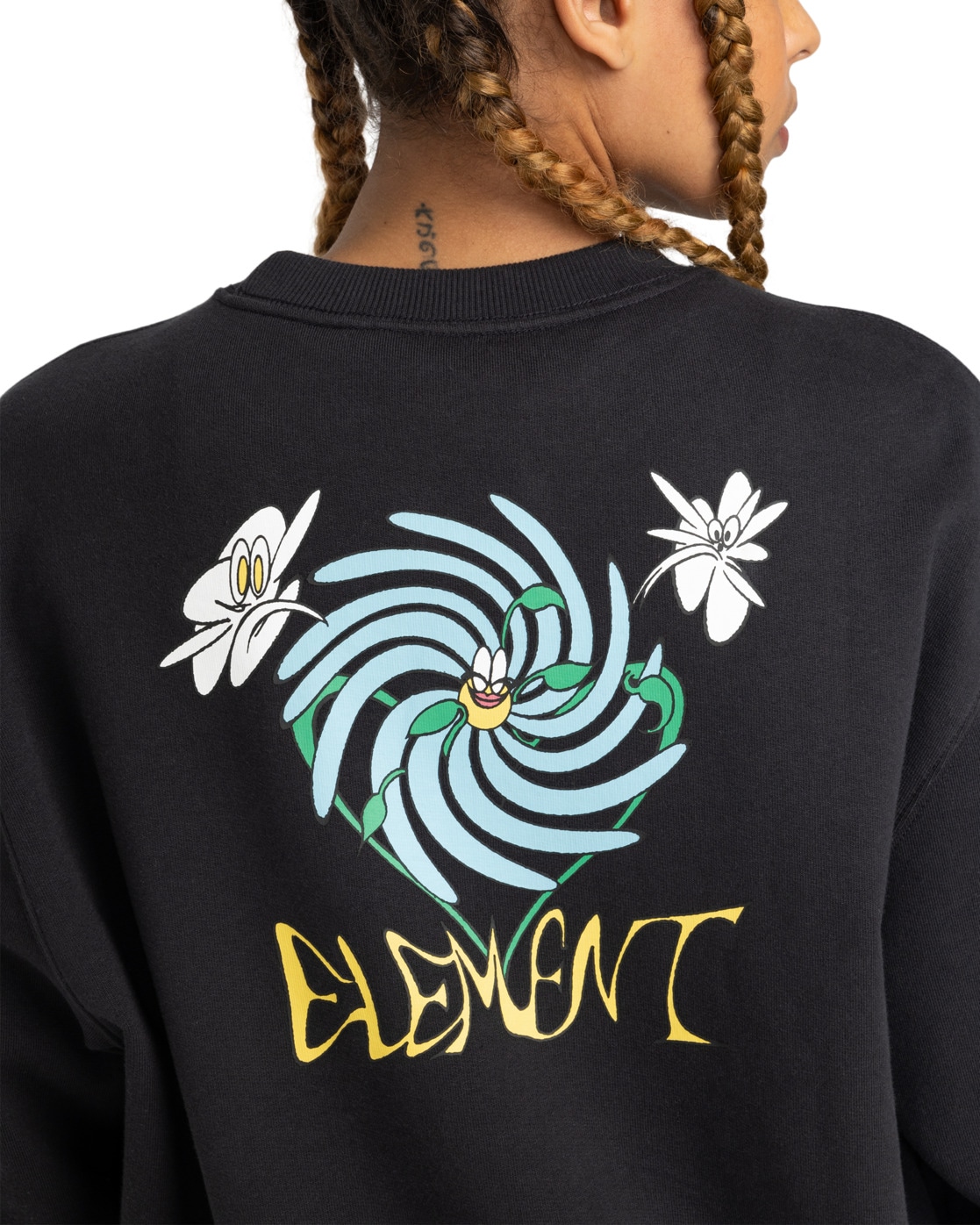 Element Sweatshirt »Swirl Flower«