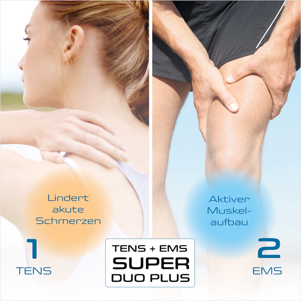 prorelax TENS-EMS-Gerät »85835 SUPER DUO Plus«