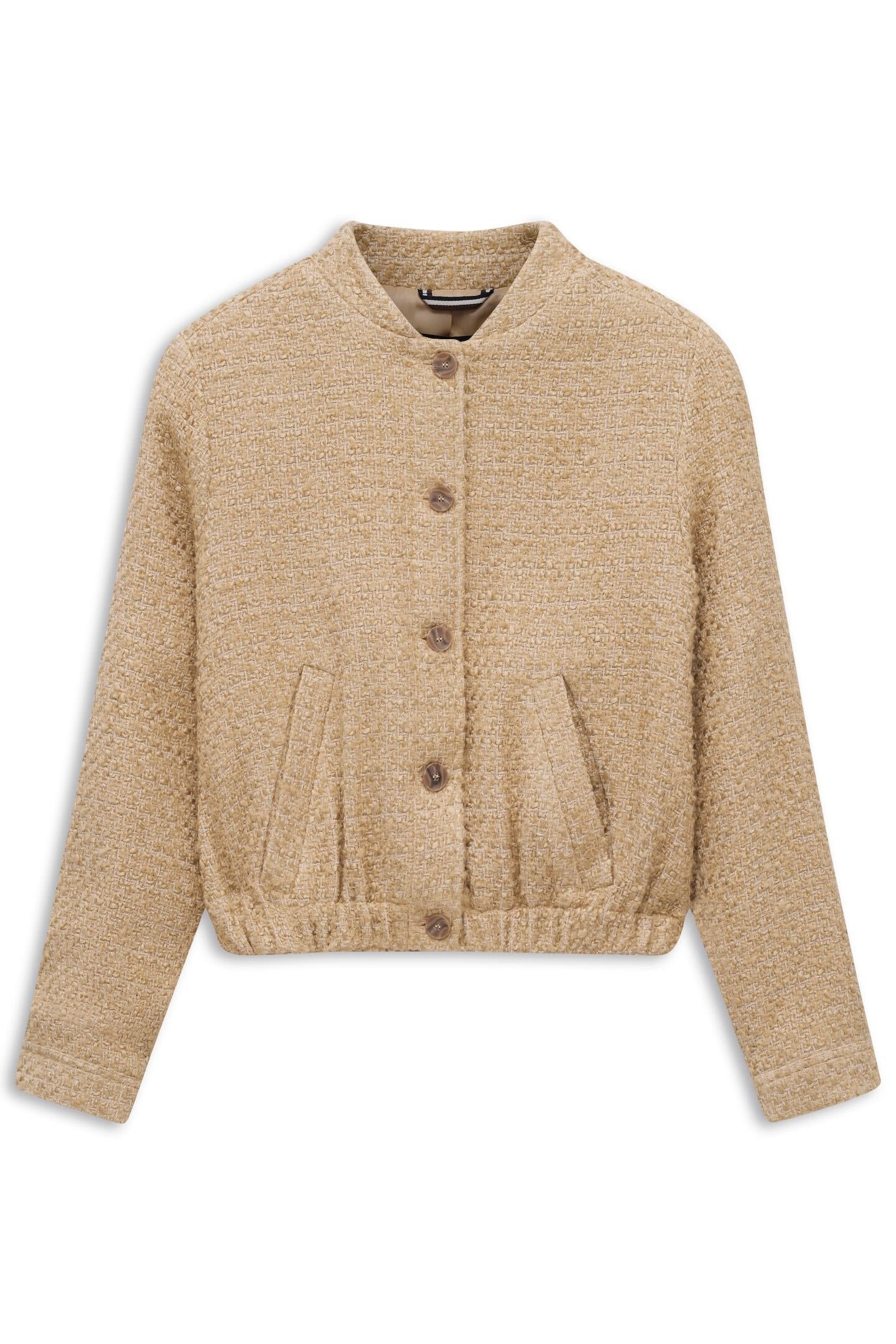 bugatti Kurzjacke »Hochwertig« Boucle in Blouson-Style