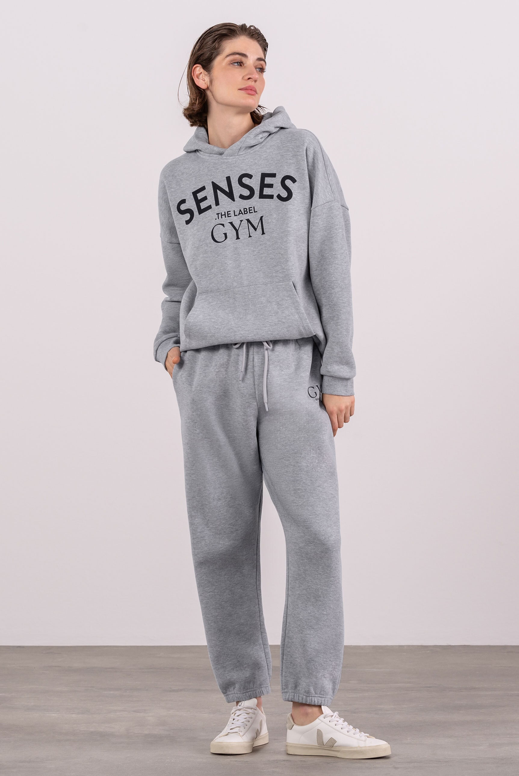SENSES.THE LABEL Sportinės kelnės su Elastikbund ir Kor...