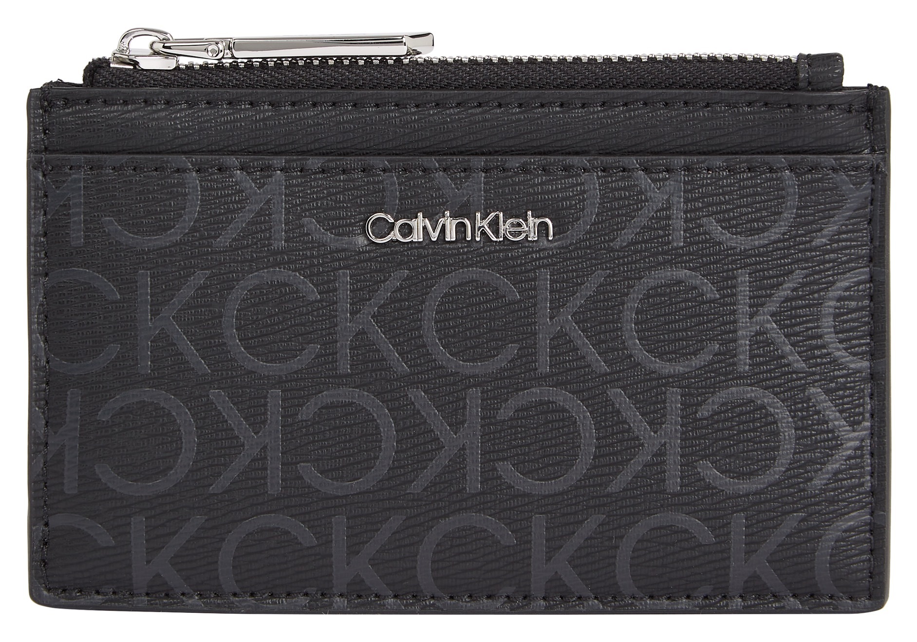 Calvin Klein Kartenetui "CK MUST LG CARDHOLDER EPI MONO", Geldbörse Portemonnaie Herrenbörse Recycelte Materialien