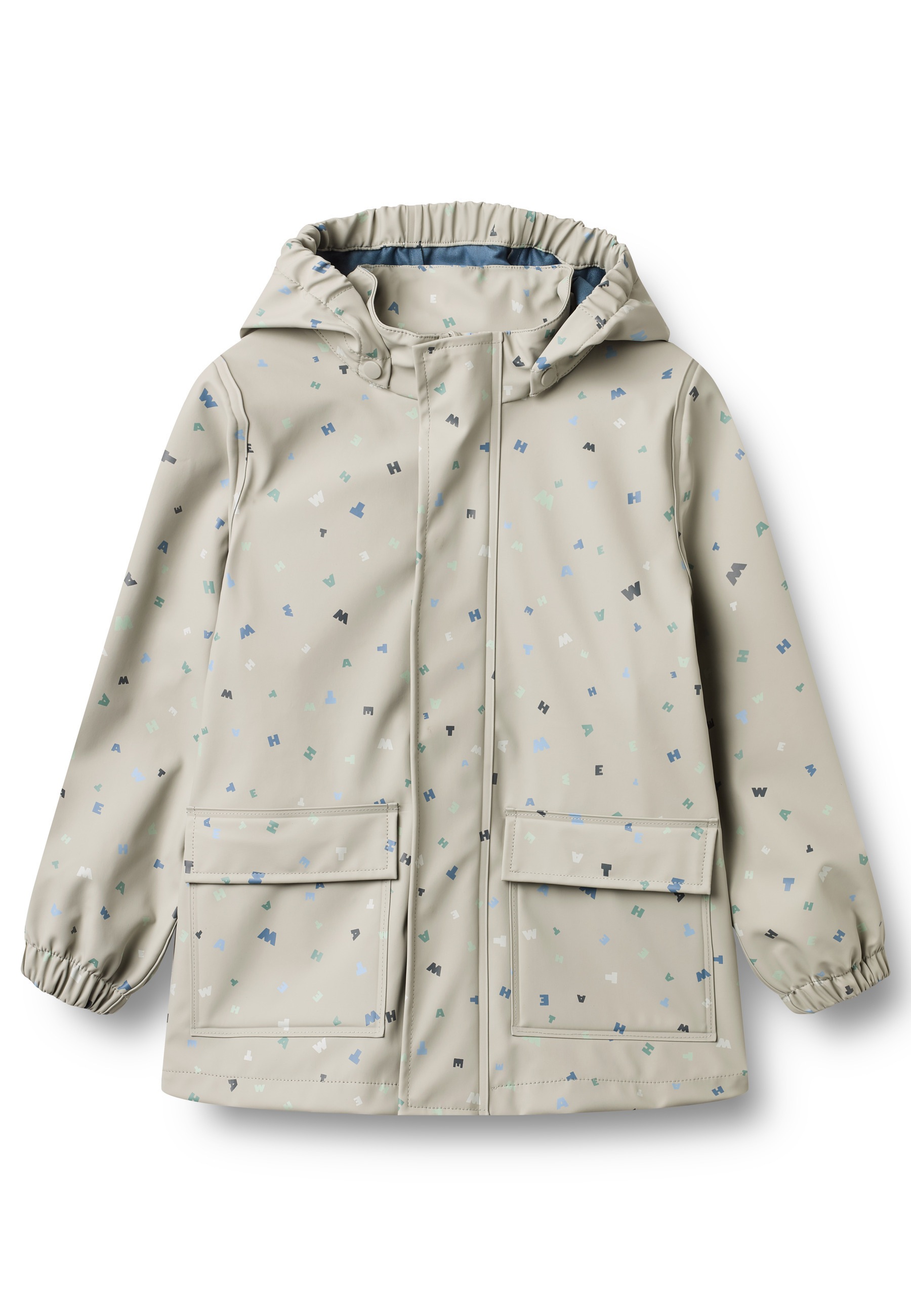 WHEAT Allwetterjacke "WHEAT Rainwear Ollo Jacket" 1 Stk. tlg. mit Kapuze reflektierend