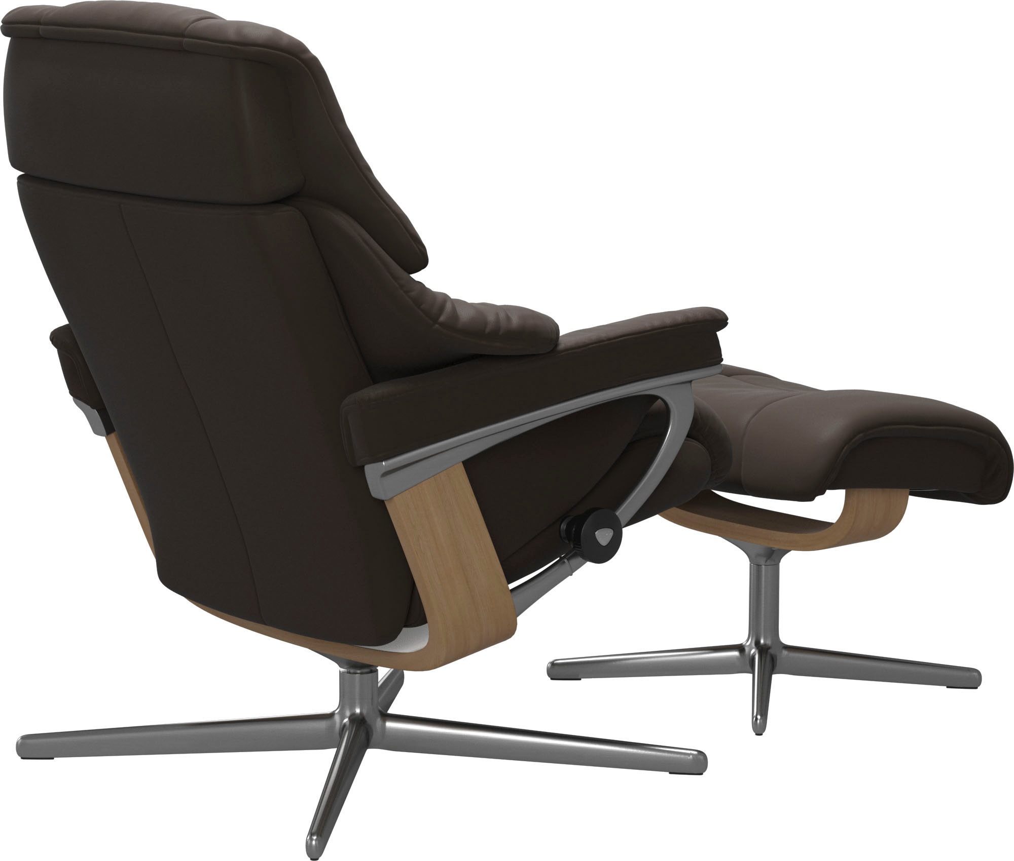 Stressless® Relaxsessel »Reno«, mit Cross Base, Größe S, M & L, Holzakzent Eiche