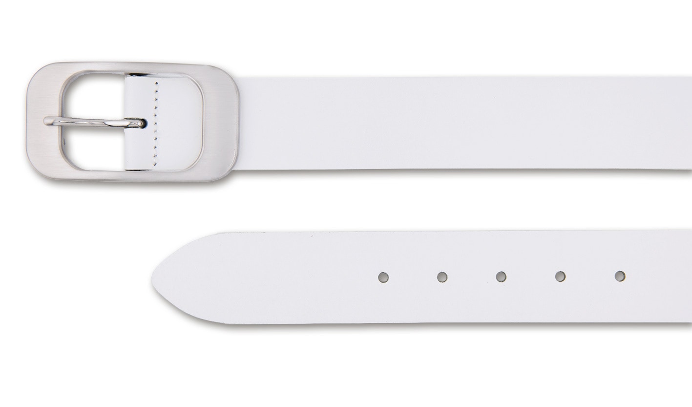 BERND GÖTZ Ledergürtel »Ledergürtel mit elegant abgerundeter Rechtecksschließe«