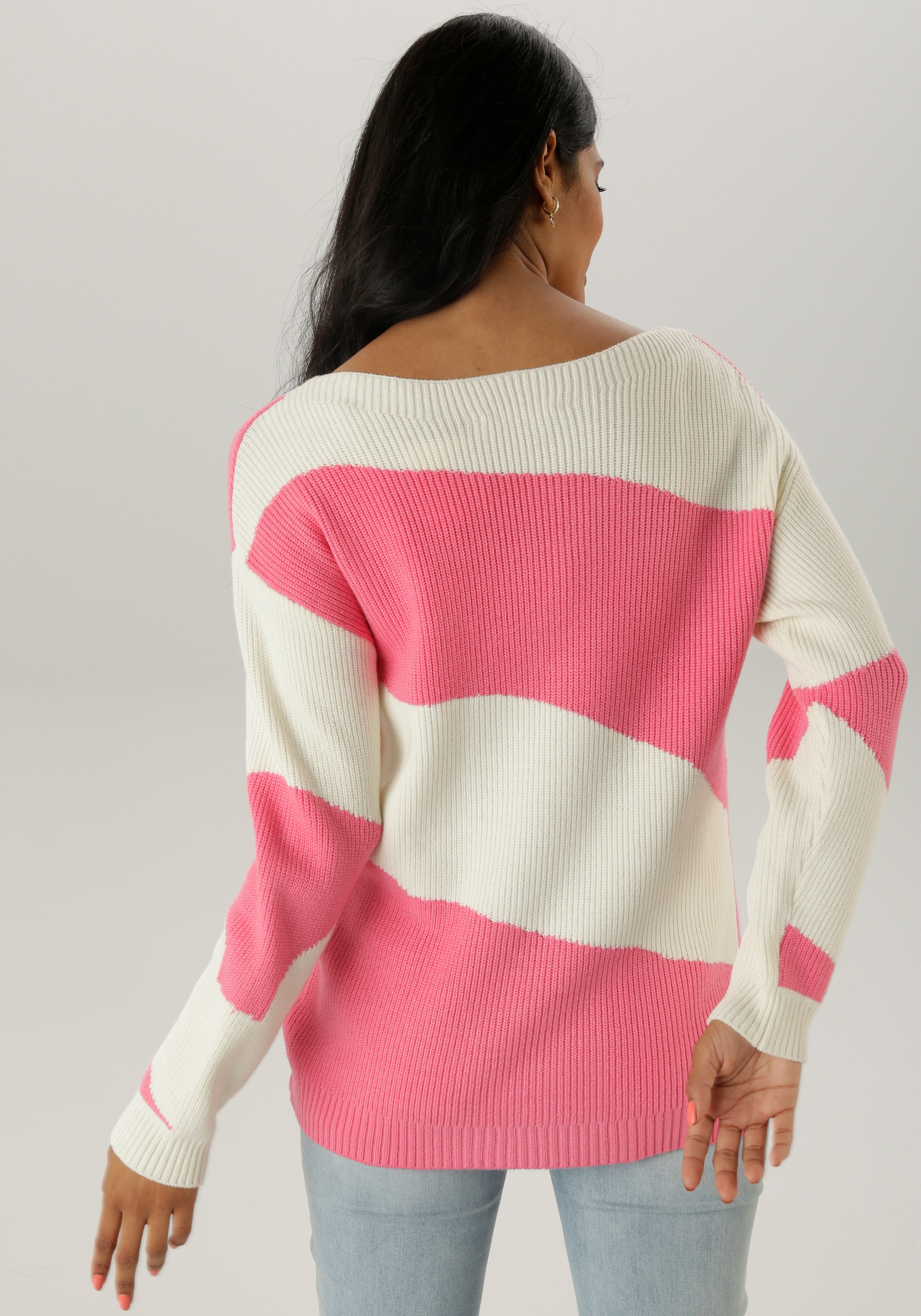 Aniston SELECTED Strickpullover, aus weichem Grobstrick günstig online kaufen