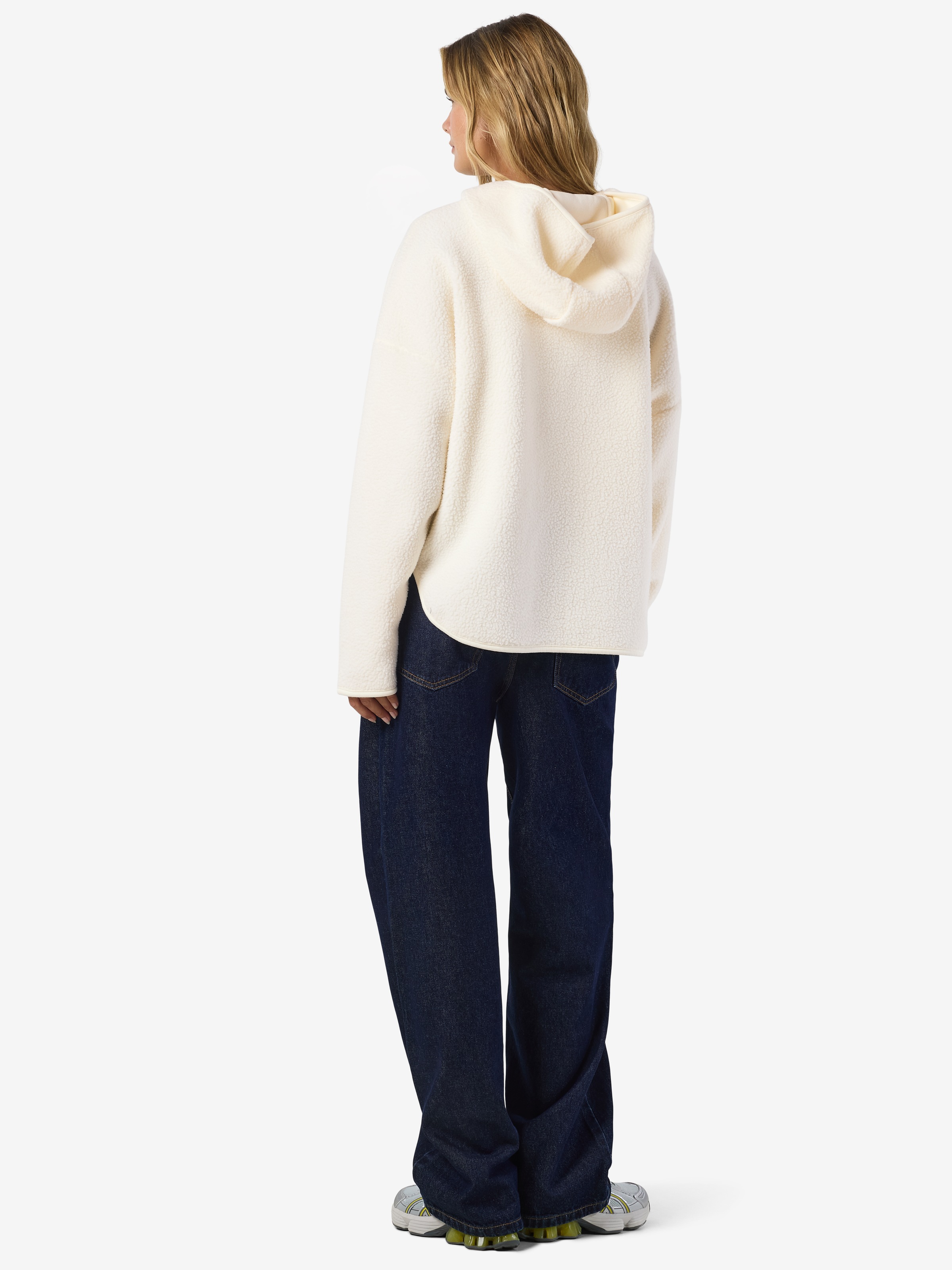 Noisy may Fleecepullover »NMCOZY L/S HALFWAY ZIP SWEATER JRS NOOS«, Polyester, relaxed fit
