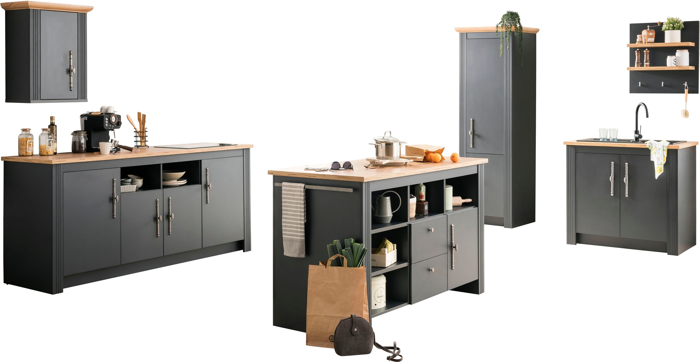 OTTO home Küche "KS-Westminster" Breite 366 cm, ohne E-Geräte günstig online kaufen