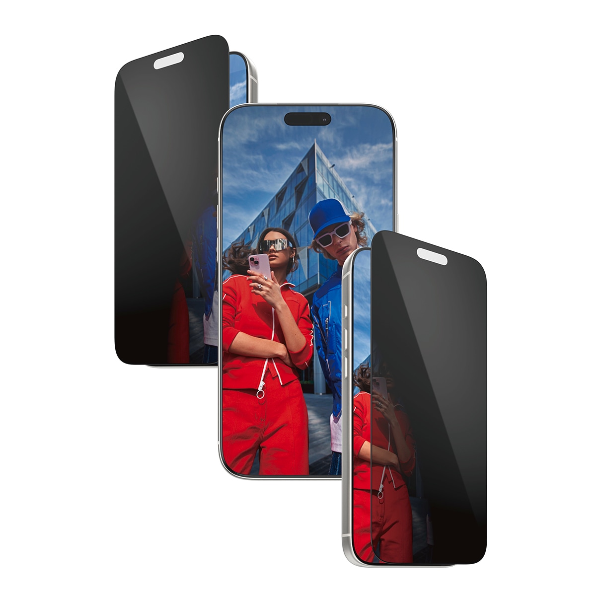CARE by PanzerGlass Displayschutzglas »2-Way Privacy Ultra-Wide Fit Screen Protector«, für Apple iPhone 17 Pro Max, Displayschutzfolie, Schutzfolie, Bildschirmschutz, kratz- & stoßfest