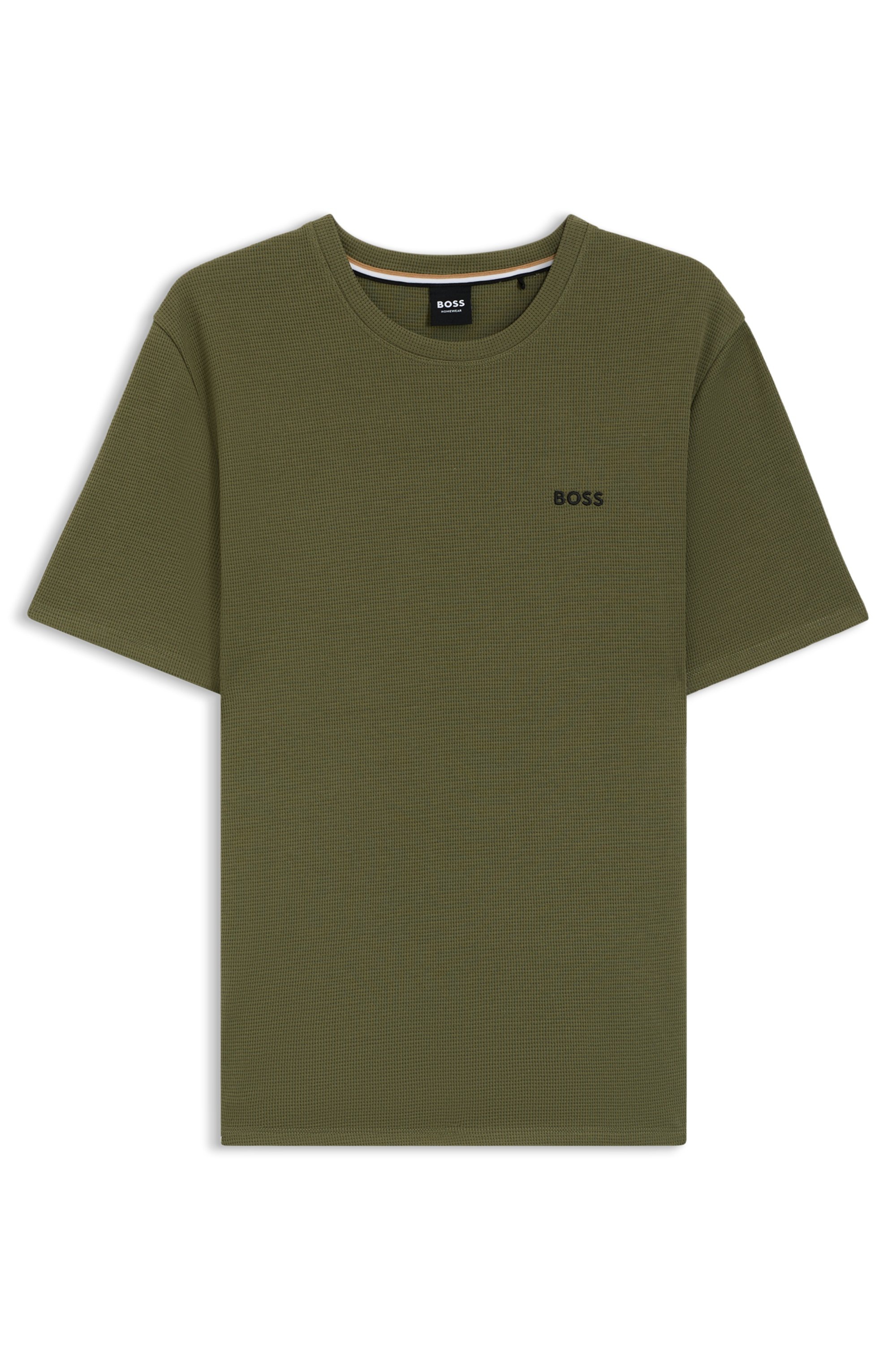 BOSS Waffle T-Shirt Women's Top Green S 5