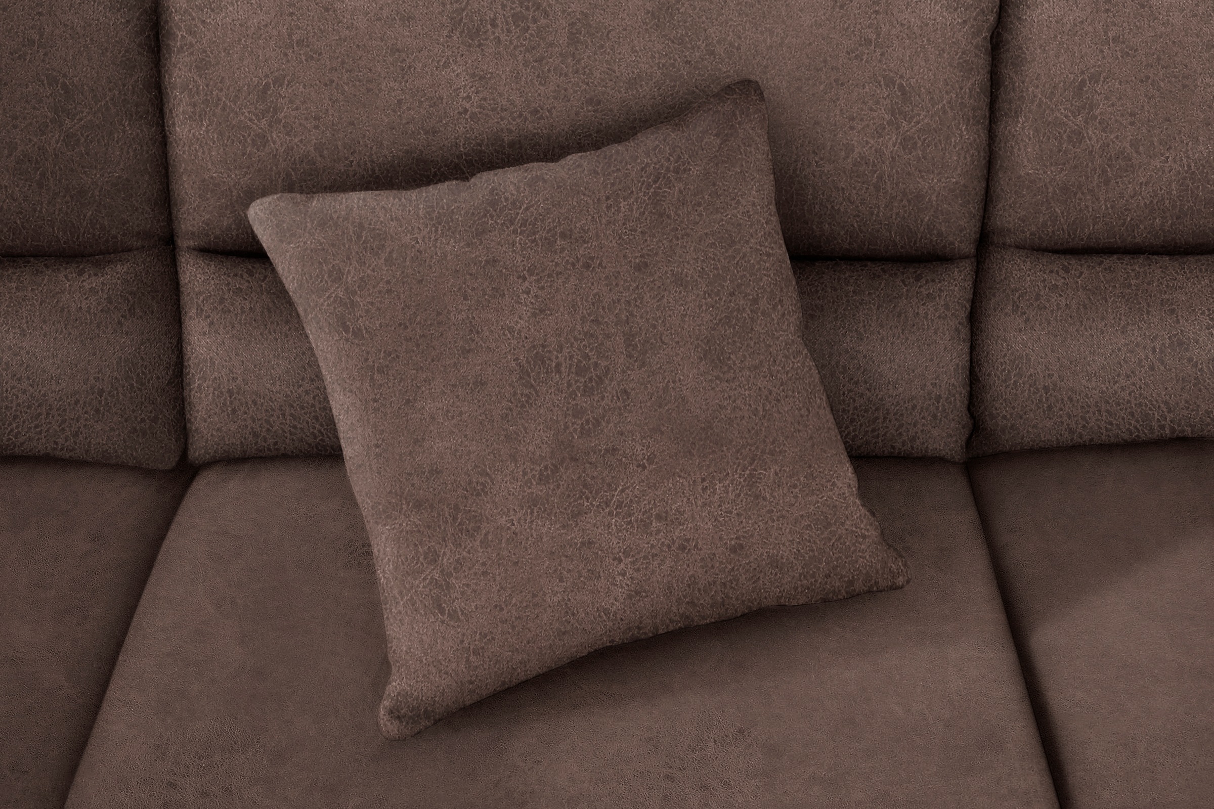 TRENDMANUFAKTUR Ecksofa »Chamber, zeitlos und modern, bequem mit hohem Sitzkomfort, L-Form«, inklusive einer Kopfstütze, wahlweise mit Schlaffunktion