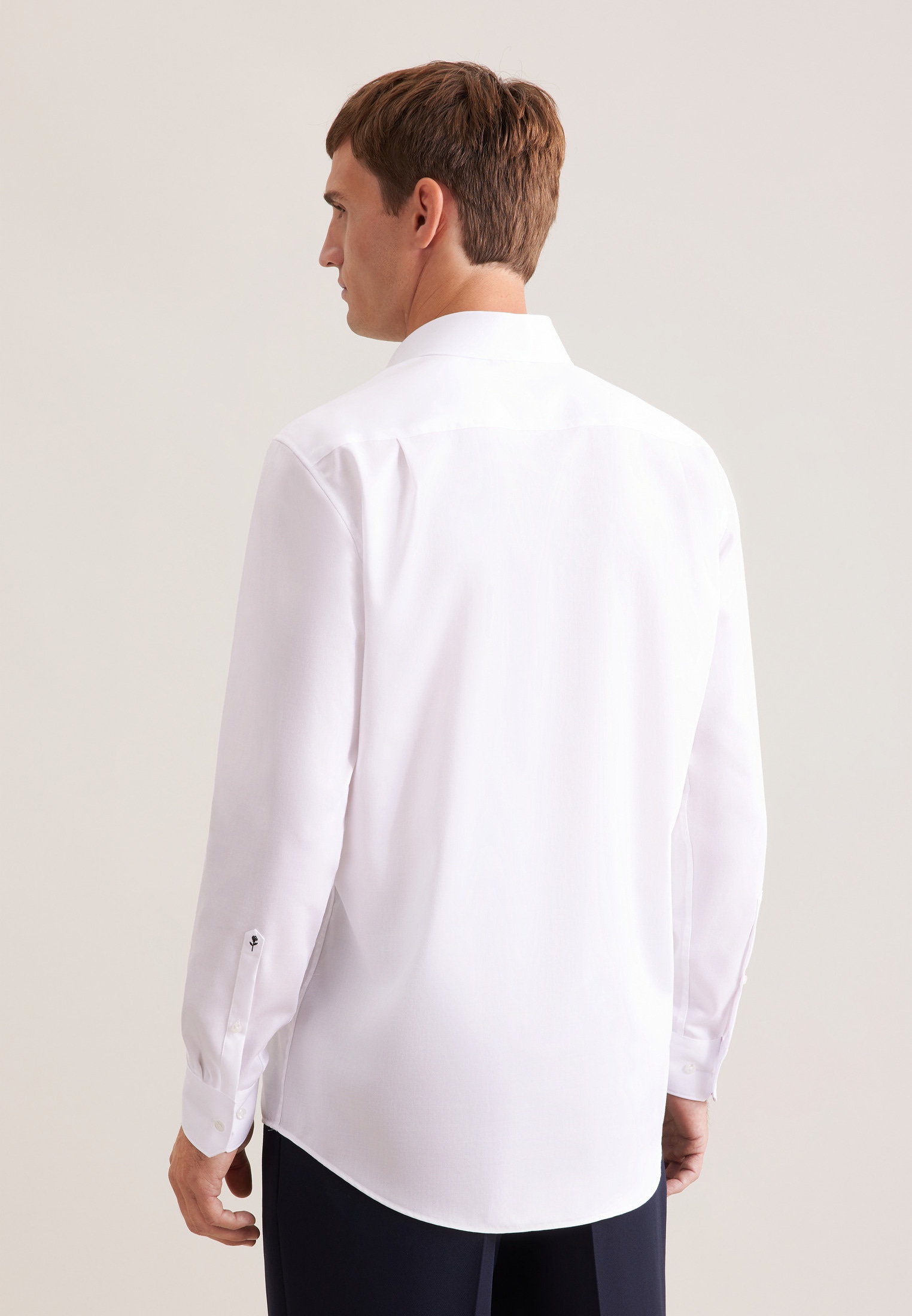 seidensticker Businesshemd »Schwarze Rose« Regular 1/1 Extra lang Kentkragen Uni