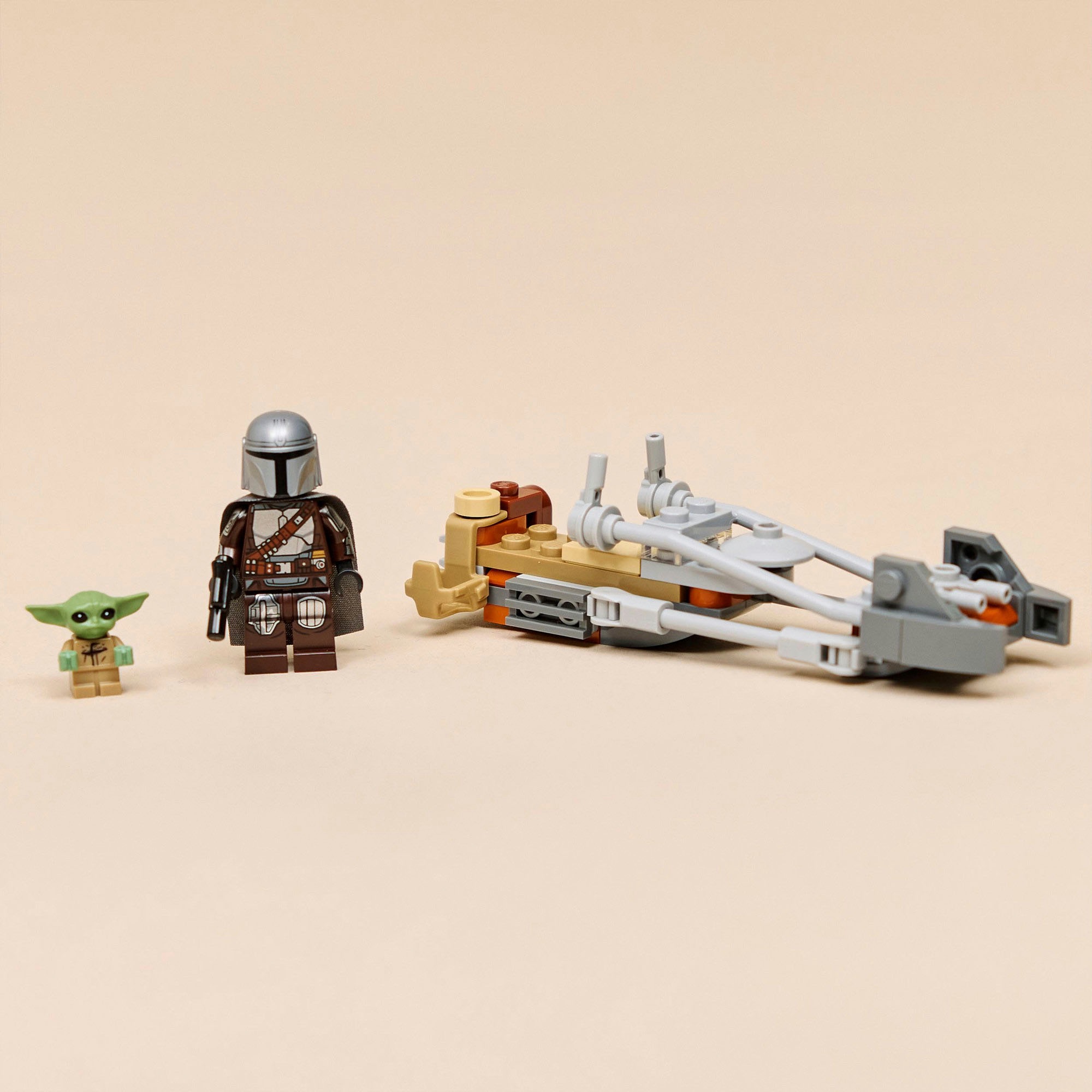 LEGO® Konstruktionsspielsteine »Der Mandalorianer und Grogu auf ihrem Speeder Bike (75436)« LEGO Star Wars